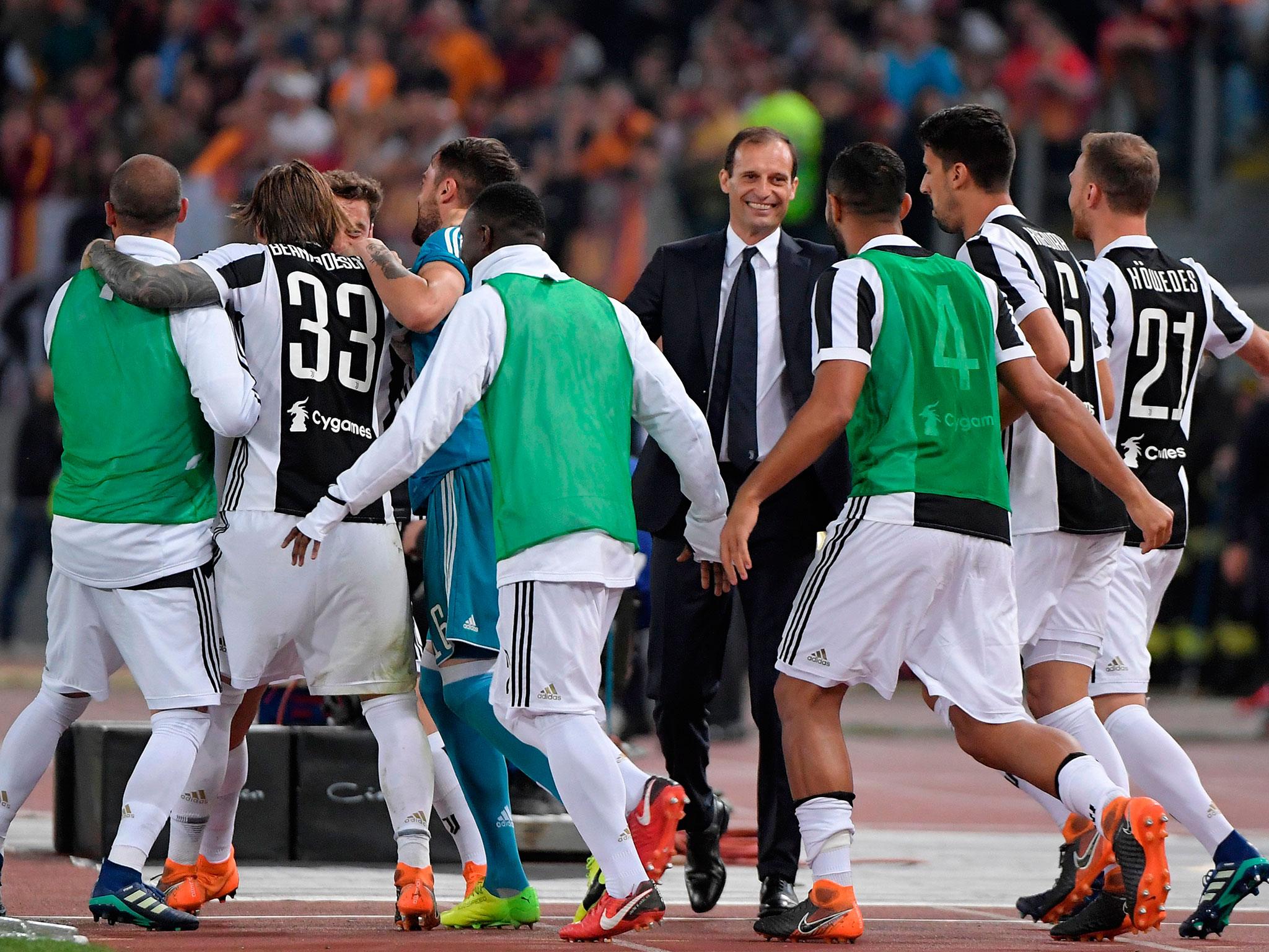 Allegri clinched a fourth successive Serie A title last weekend