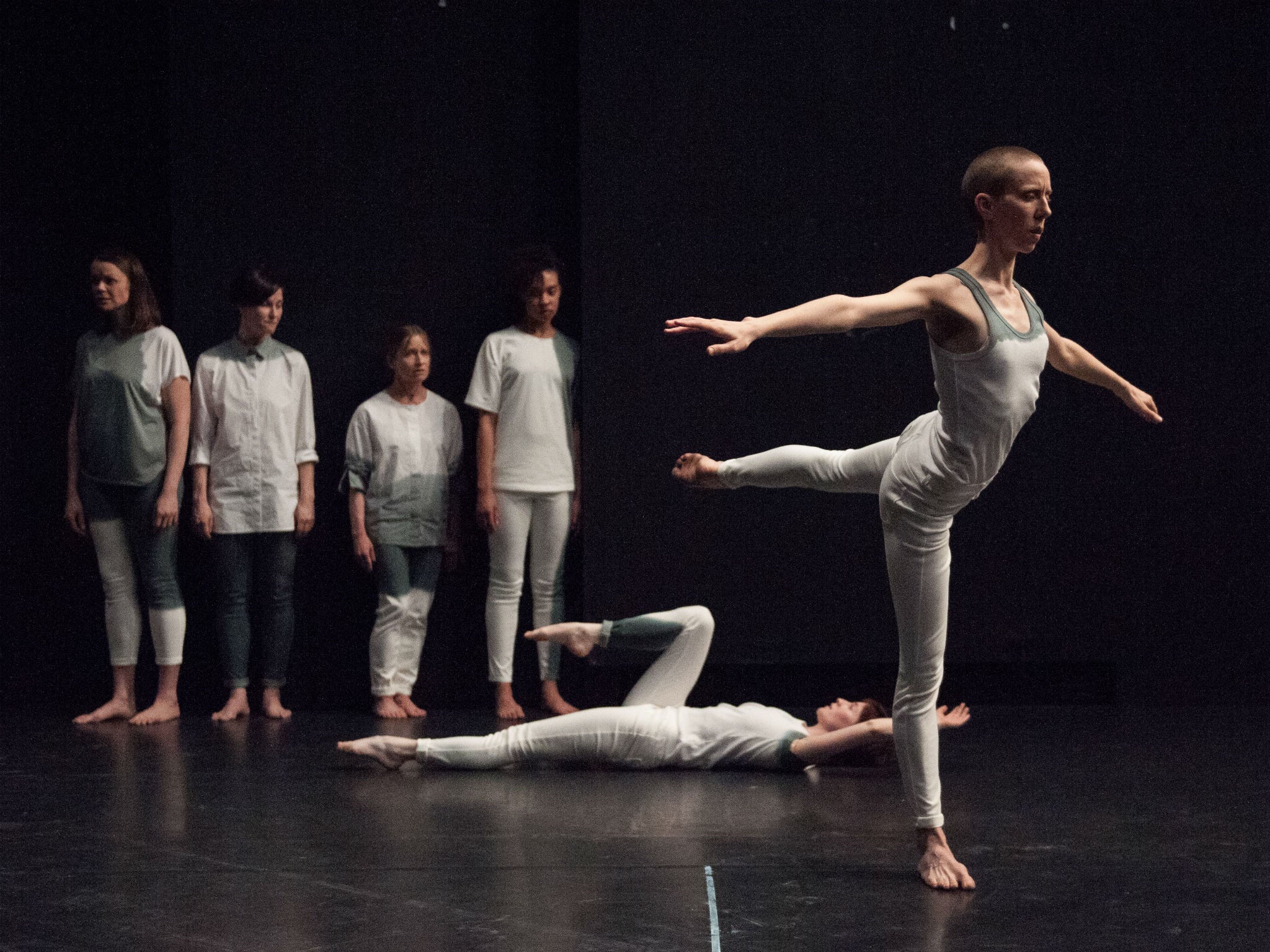 Julie Cunningham (right) in ‘Crave’ at Barbican Pit, London