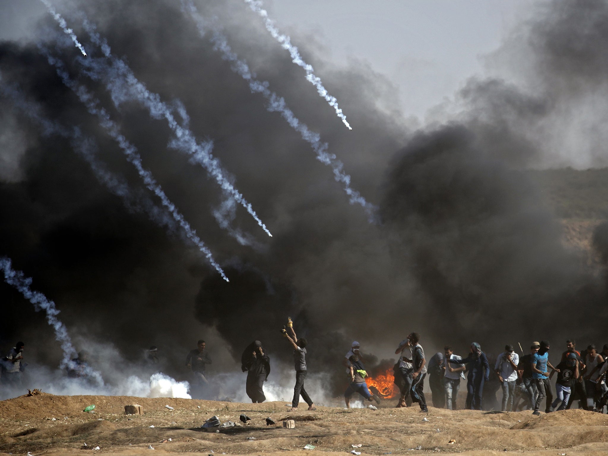 At least 60 Palestinians were killed by Israeli troops on the Gaza-Israel border on 14 May in the worst violence in the Arab-Israeli conflict in years