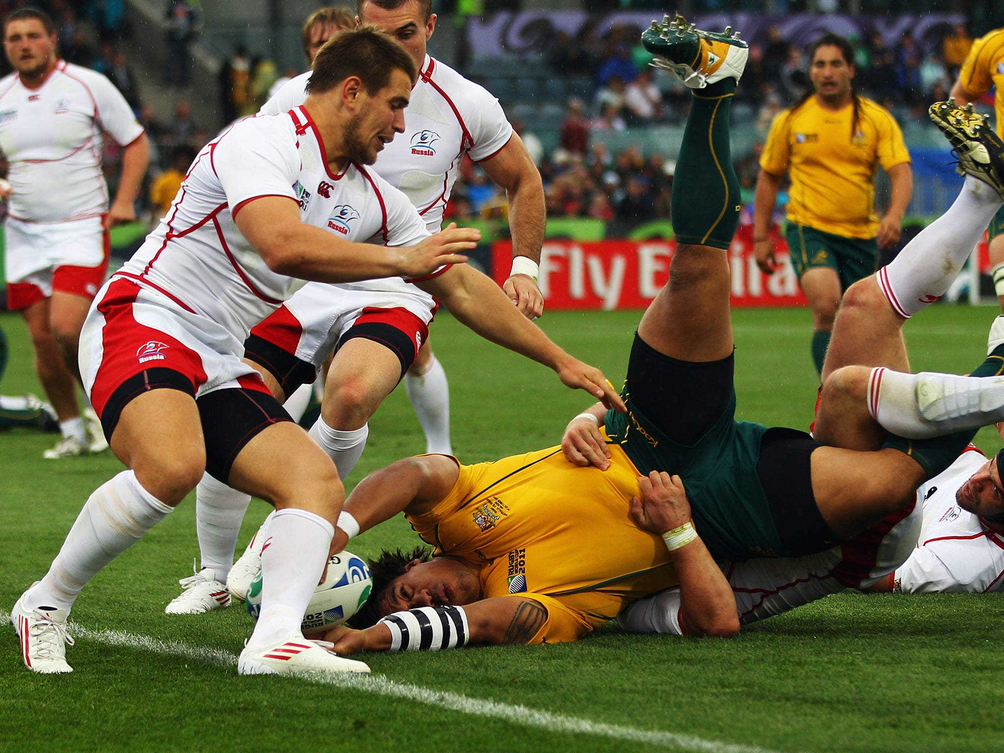 Russia have only reached the Rugby World Cup once before in 2011