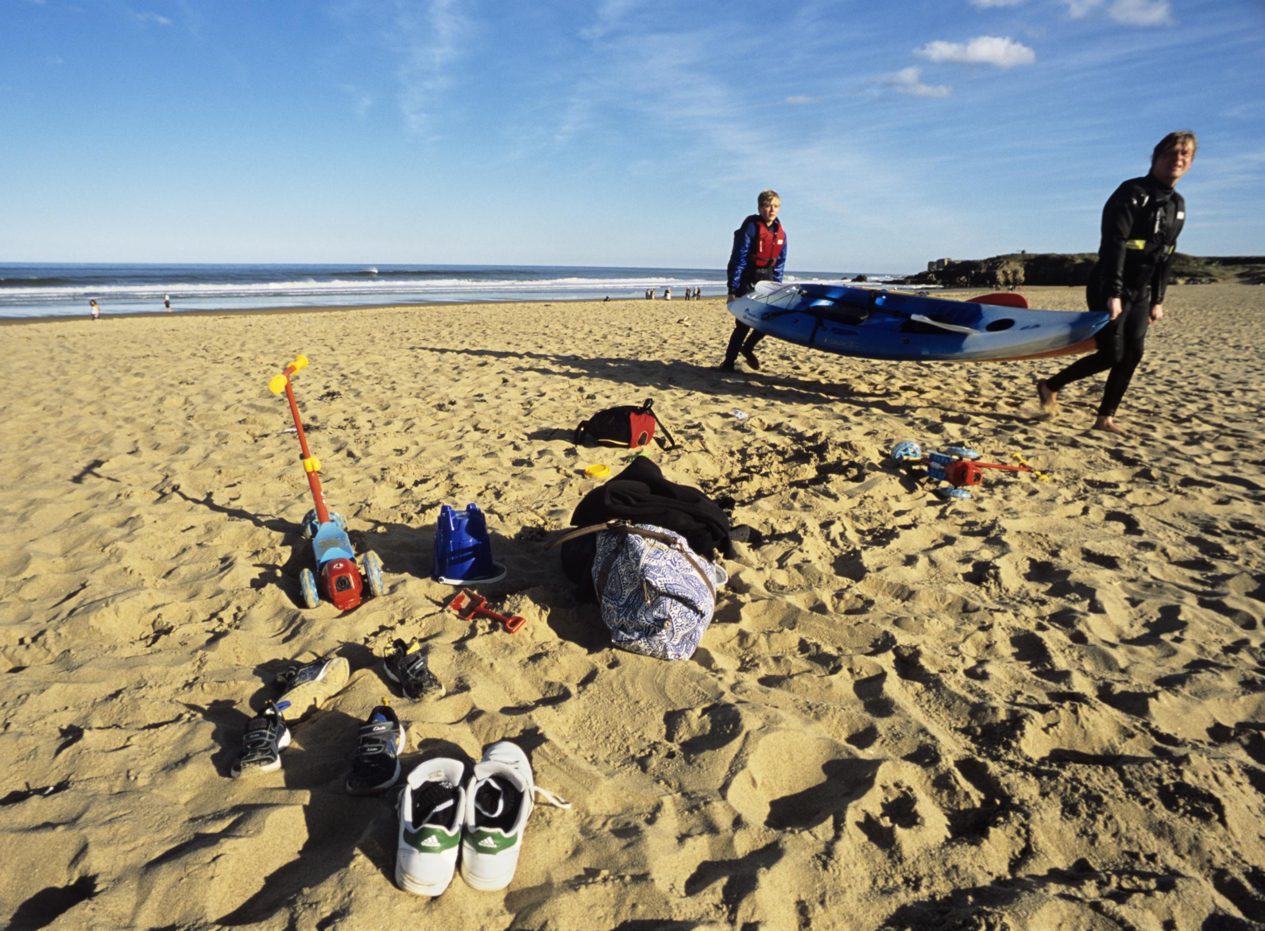 The great British beach brings with it hardiness for the cold sea and a sense of resilient enjoyment