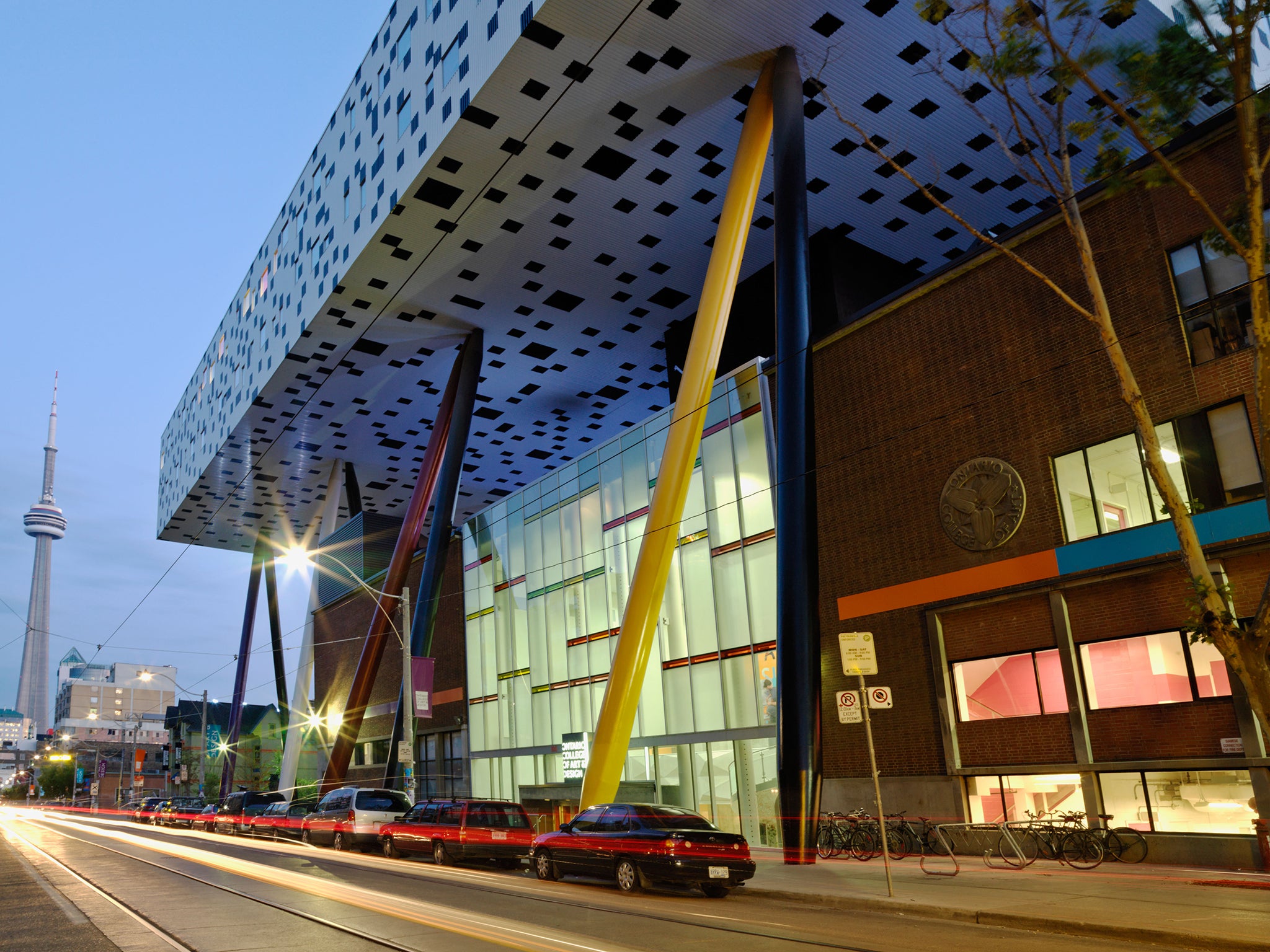 The Sharp Centre for Design was built to accommodate the expansion of the Ontario College of Art &amp; Design in downtown Toronto