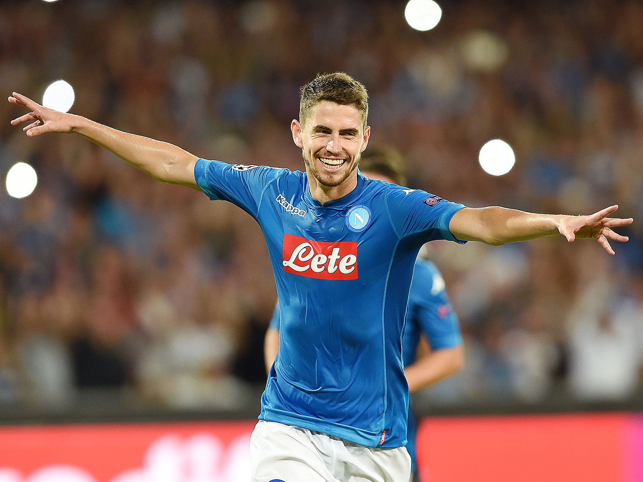 Jorginho has two seasons left on his contract with Napoli