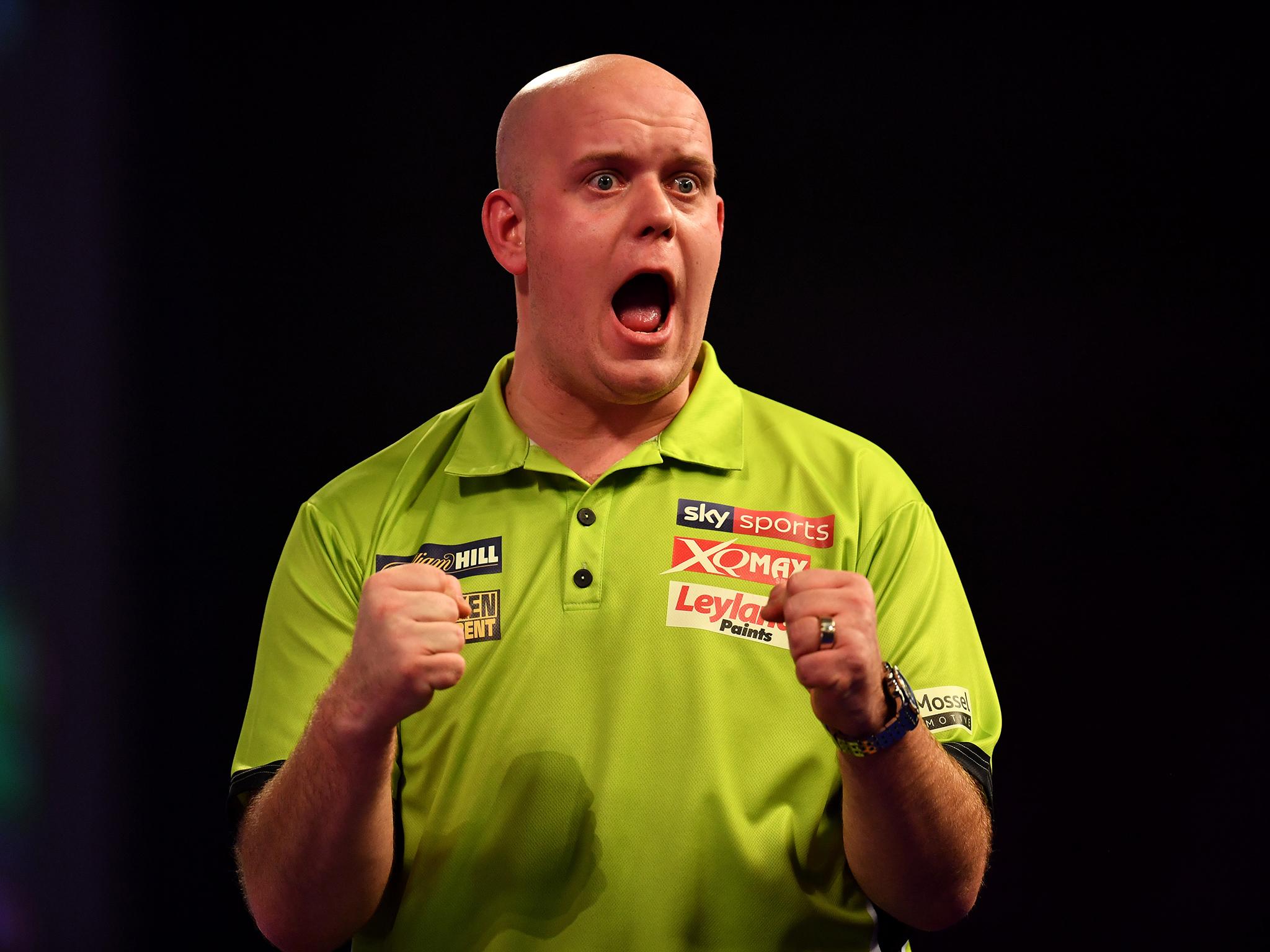 Van Gerwen begins his campaign on Saturday night