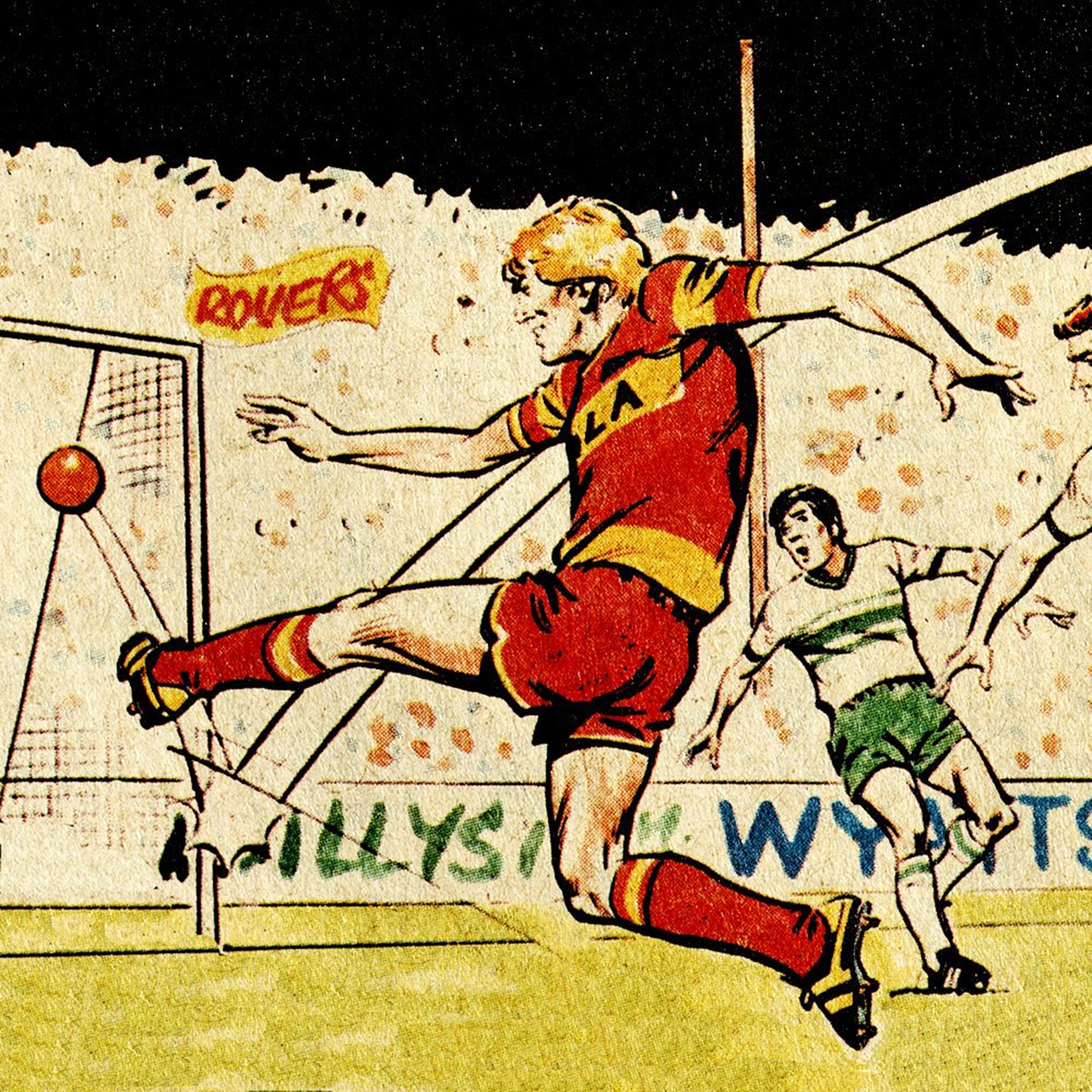 Many a goalkeeper was left helpless by the Melchester star’s thunderous left-foot strikes