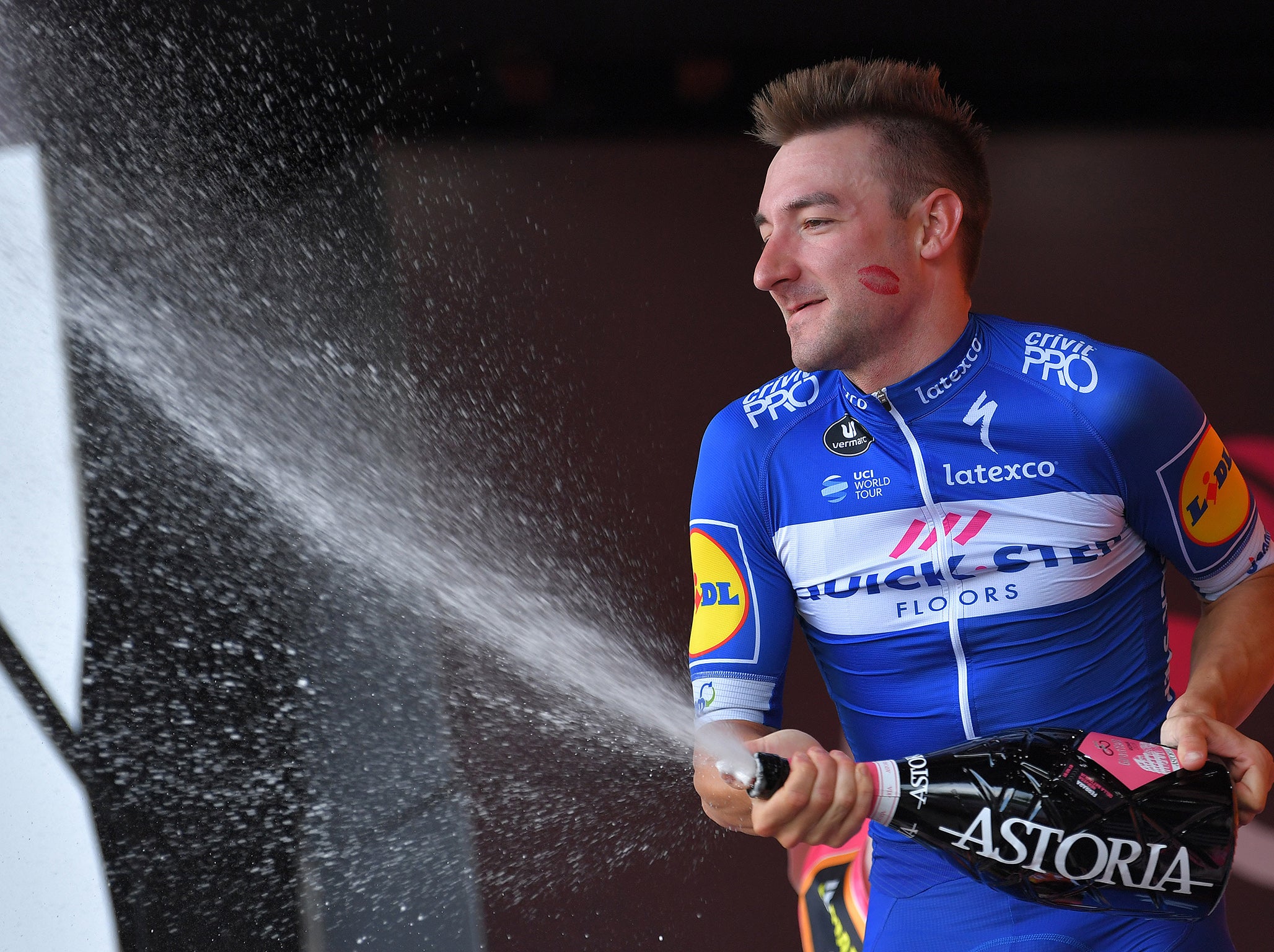 Elia Viviani won on Friday