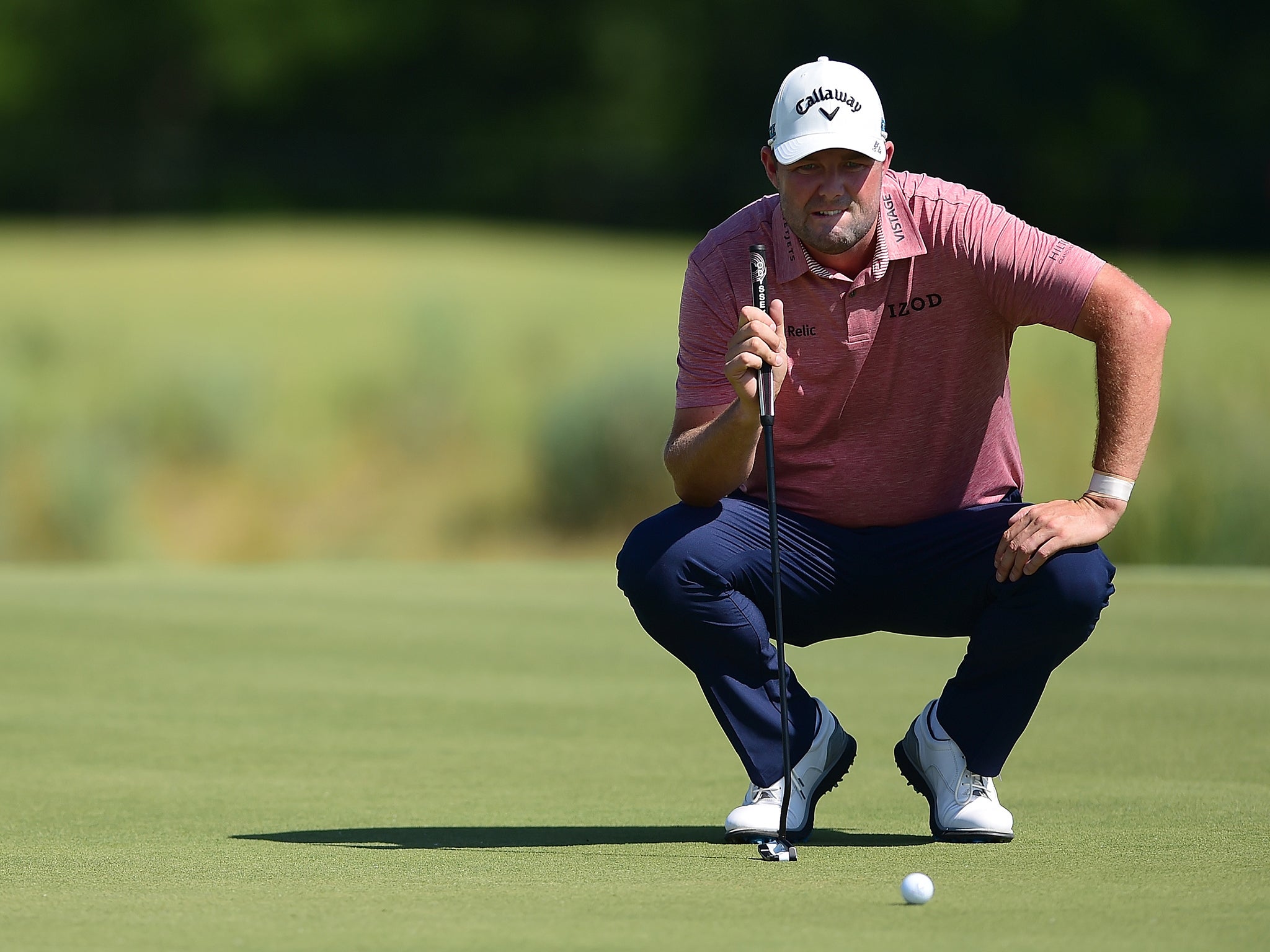 Marc Leishman leads the Byron Nelson by one shot at the end of the second round