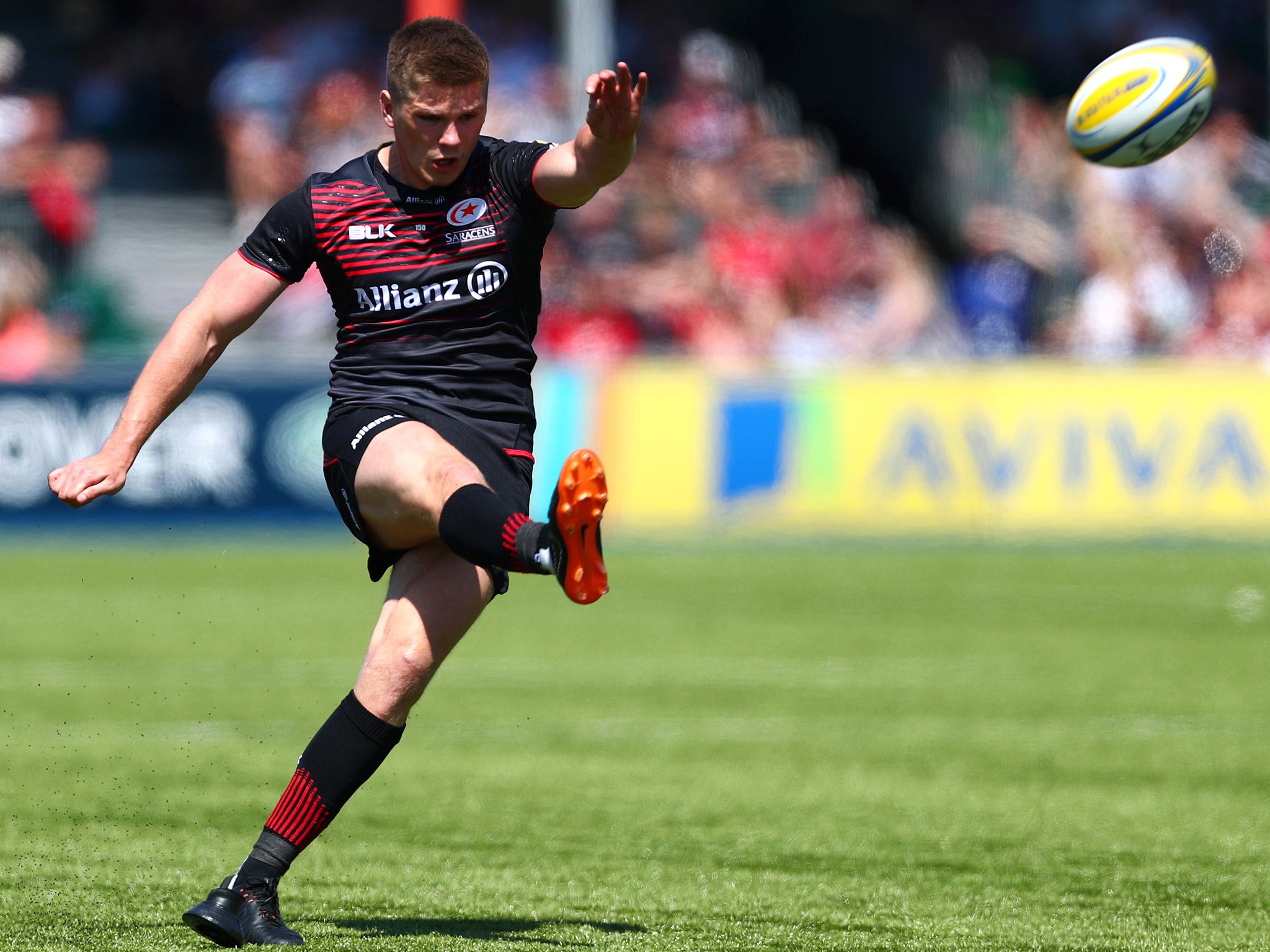 Owen Farrell scored a Premiership semi-final record of 27 points