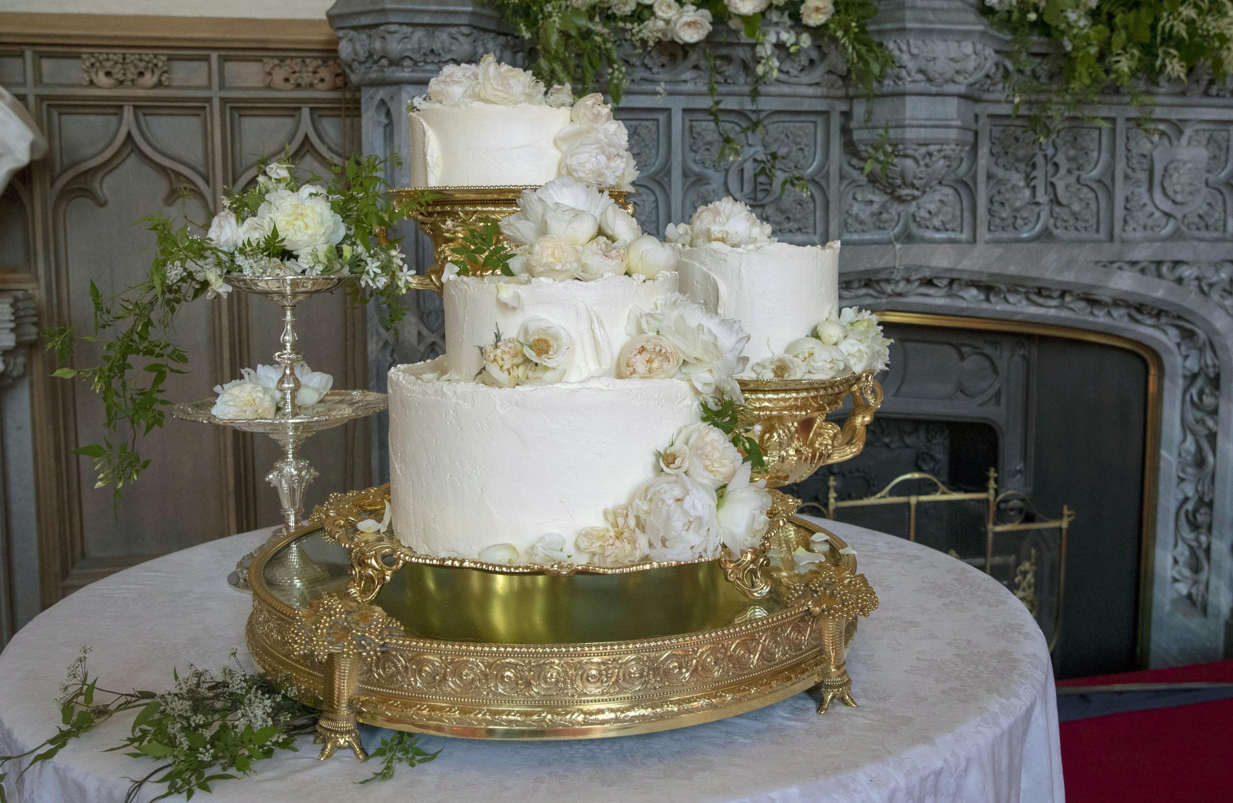 The royal wedding cake has been revealed