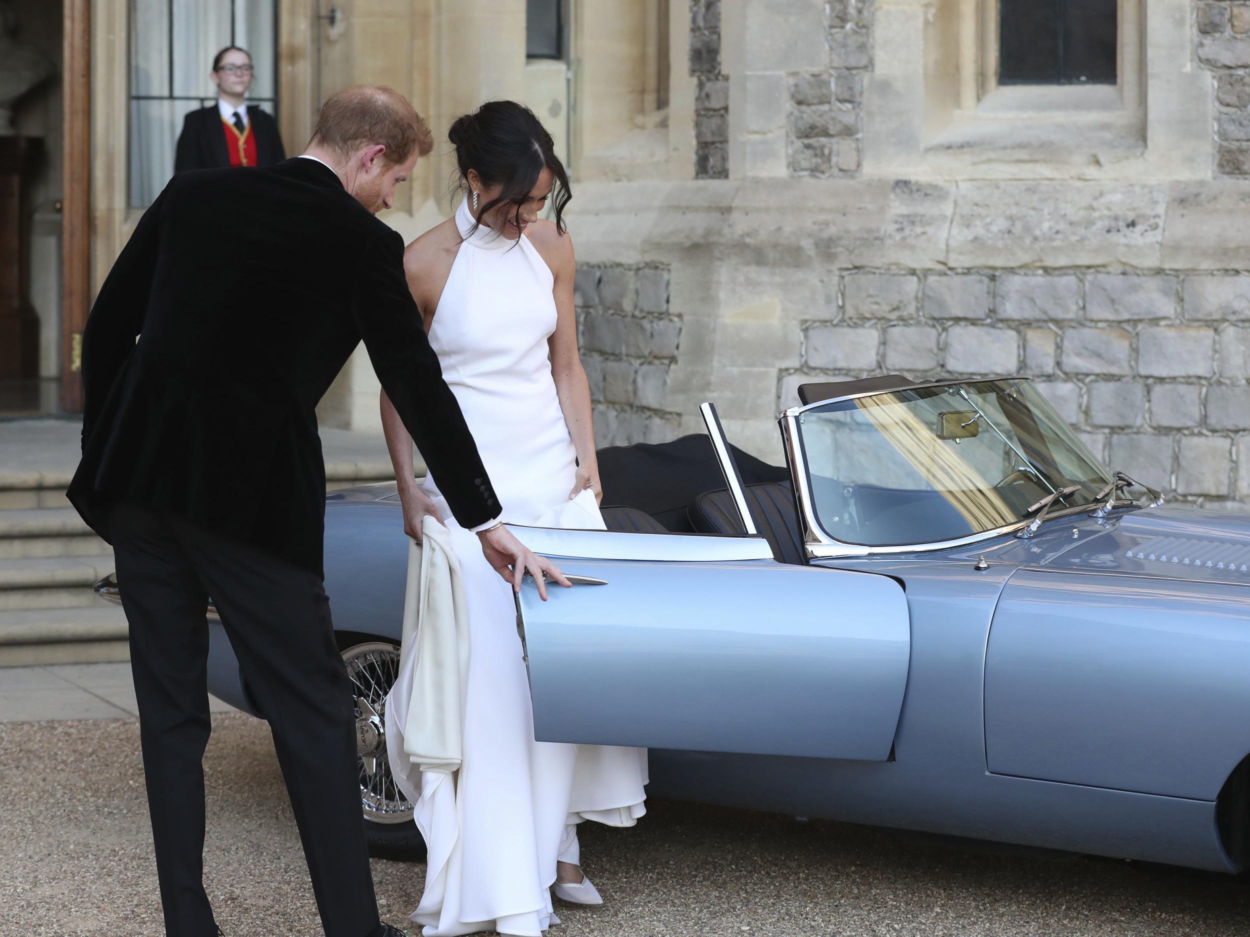 The Duke of Sussex held the door open for his new wife