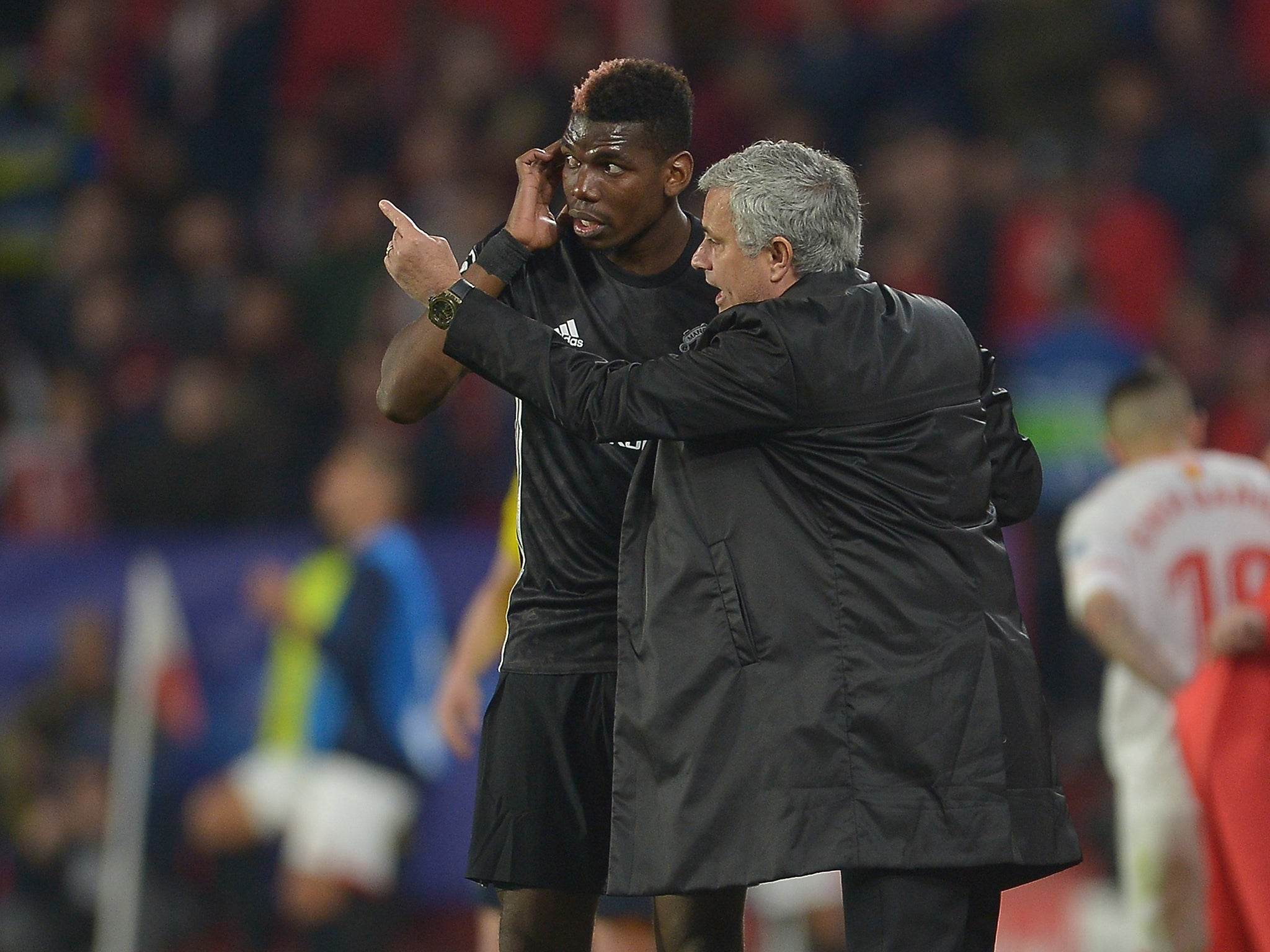 Pogba and Mourinho had a public falling out earlier in the season