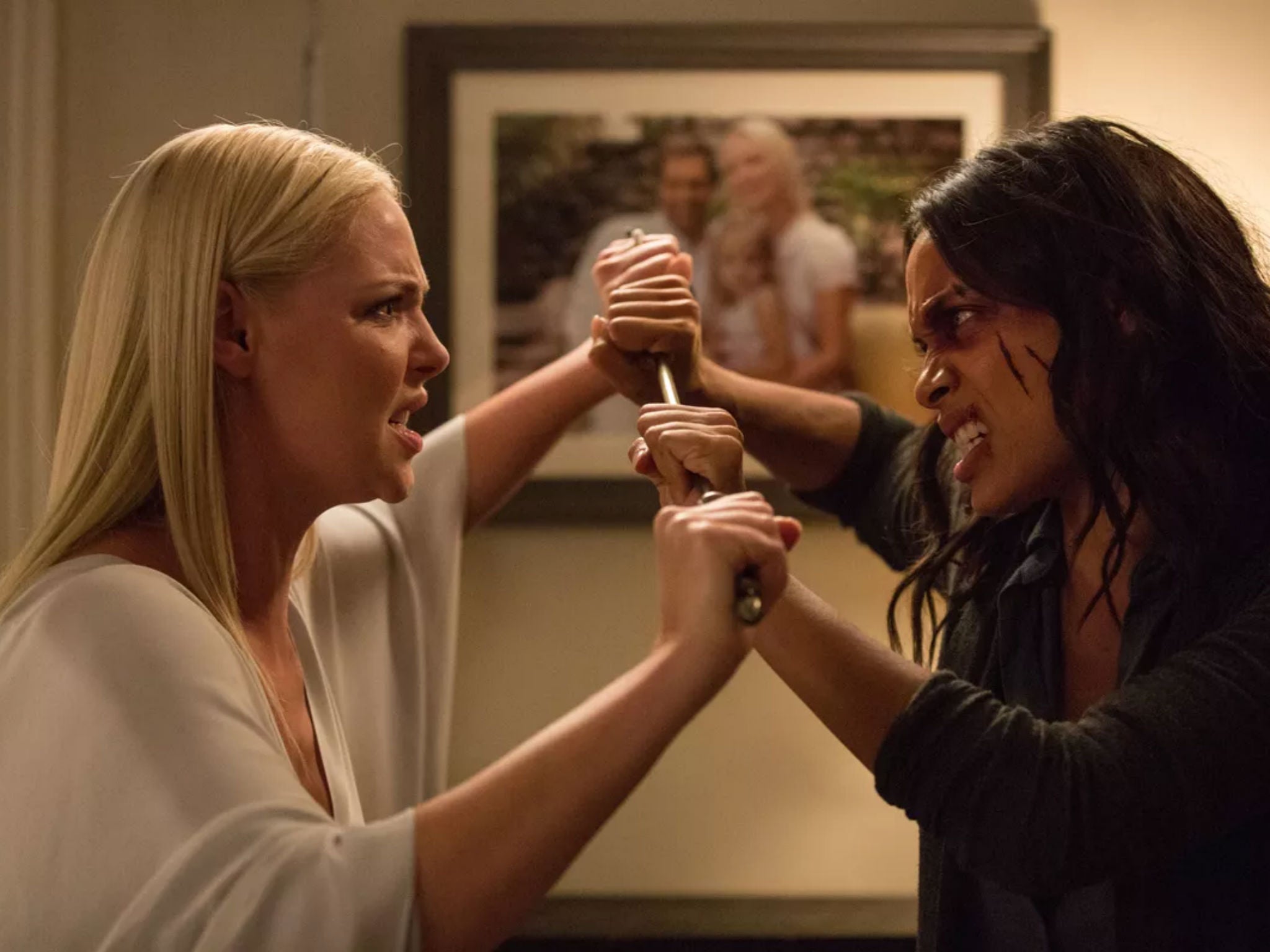 Katherine Heigl and Rosario Dawson star in 'Unforgettable', scripted by Christina Hodson