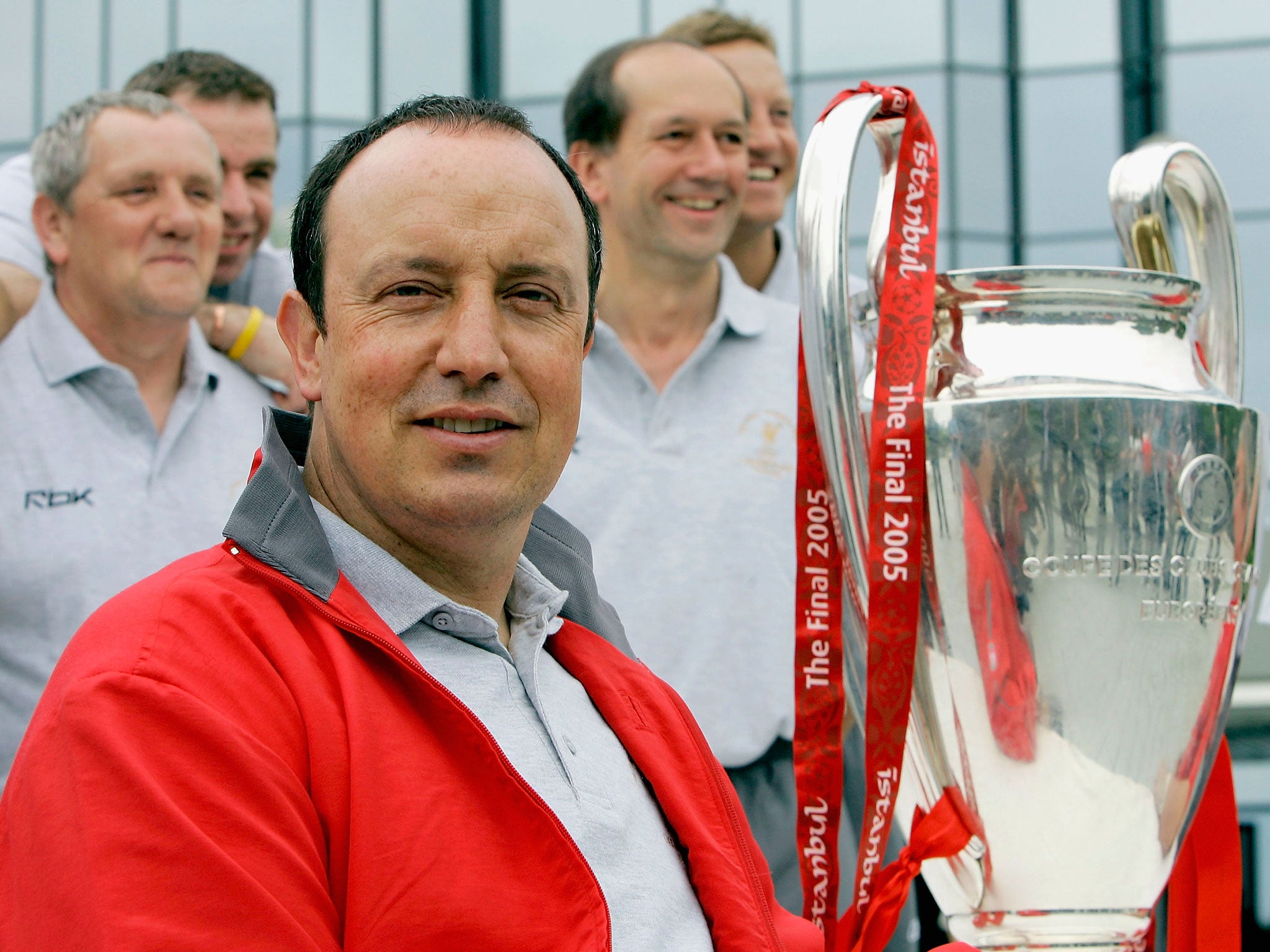 Rafa Benitez famously guided Liverpool to unexpected glory in the 2005 Champions League final