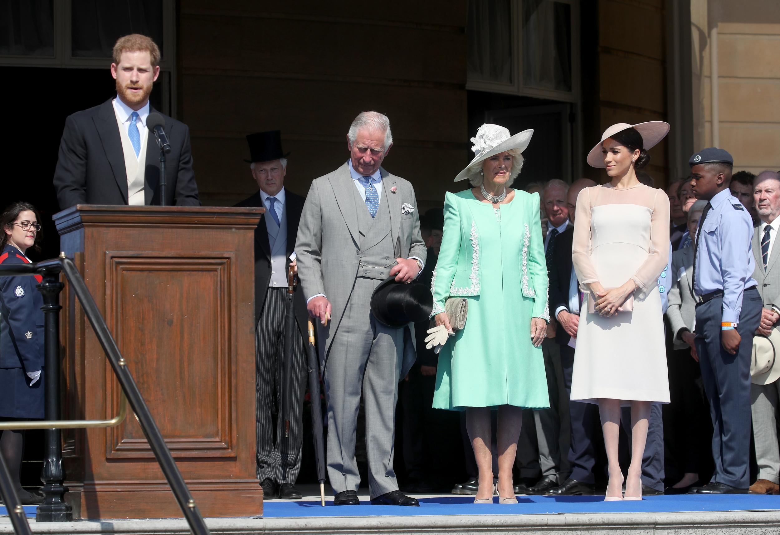 Prince Harry gave a speech honouring his father's charity work (Getty)