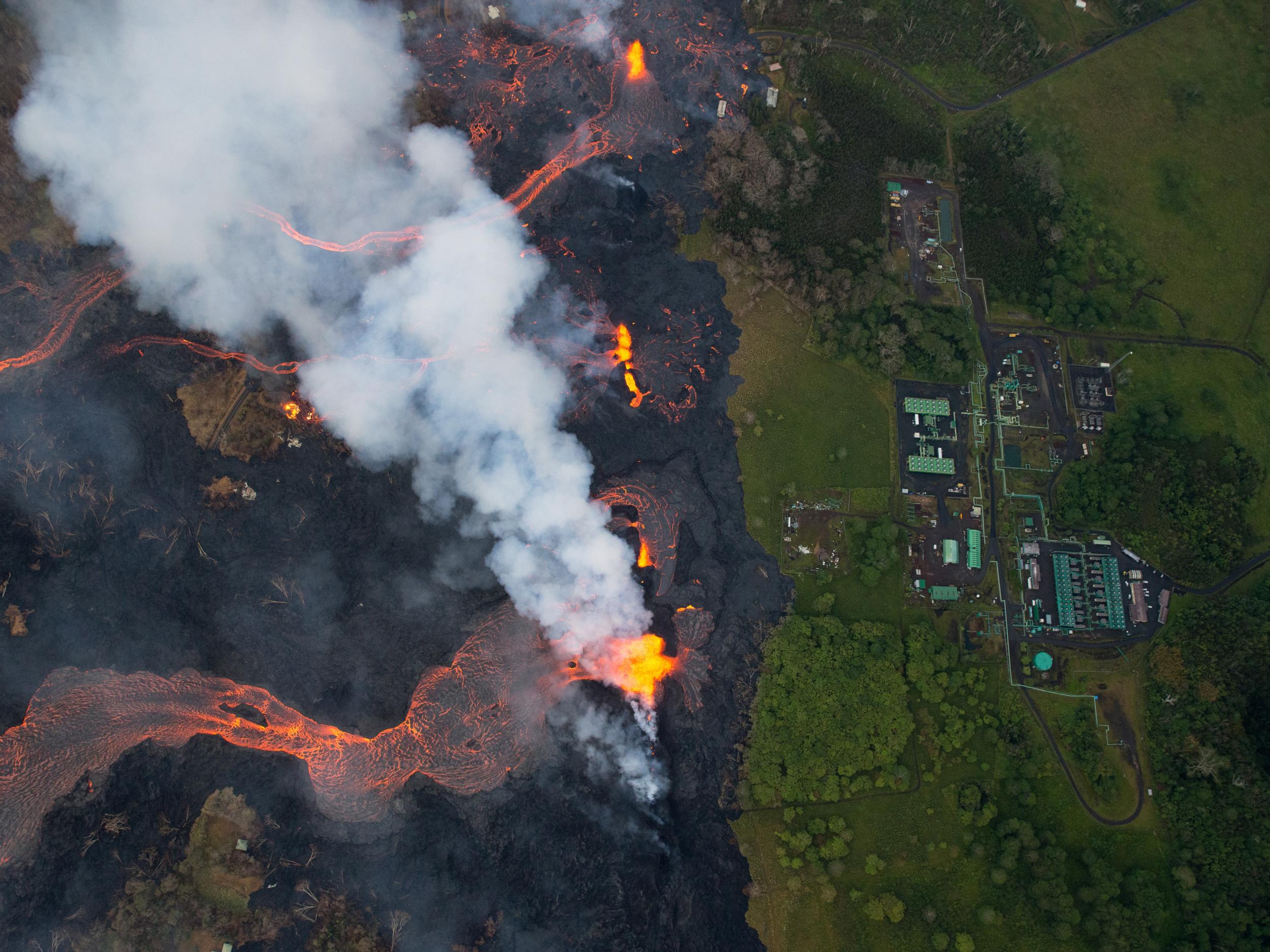 The ongoing eruption of Kilauea is the largest in decades, destroying more than 40 homes to date, and displacing thousands