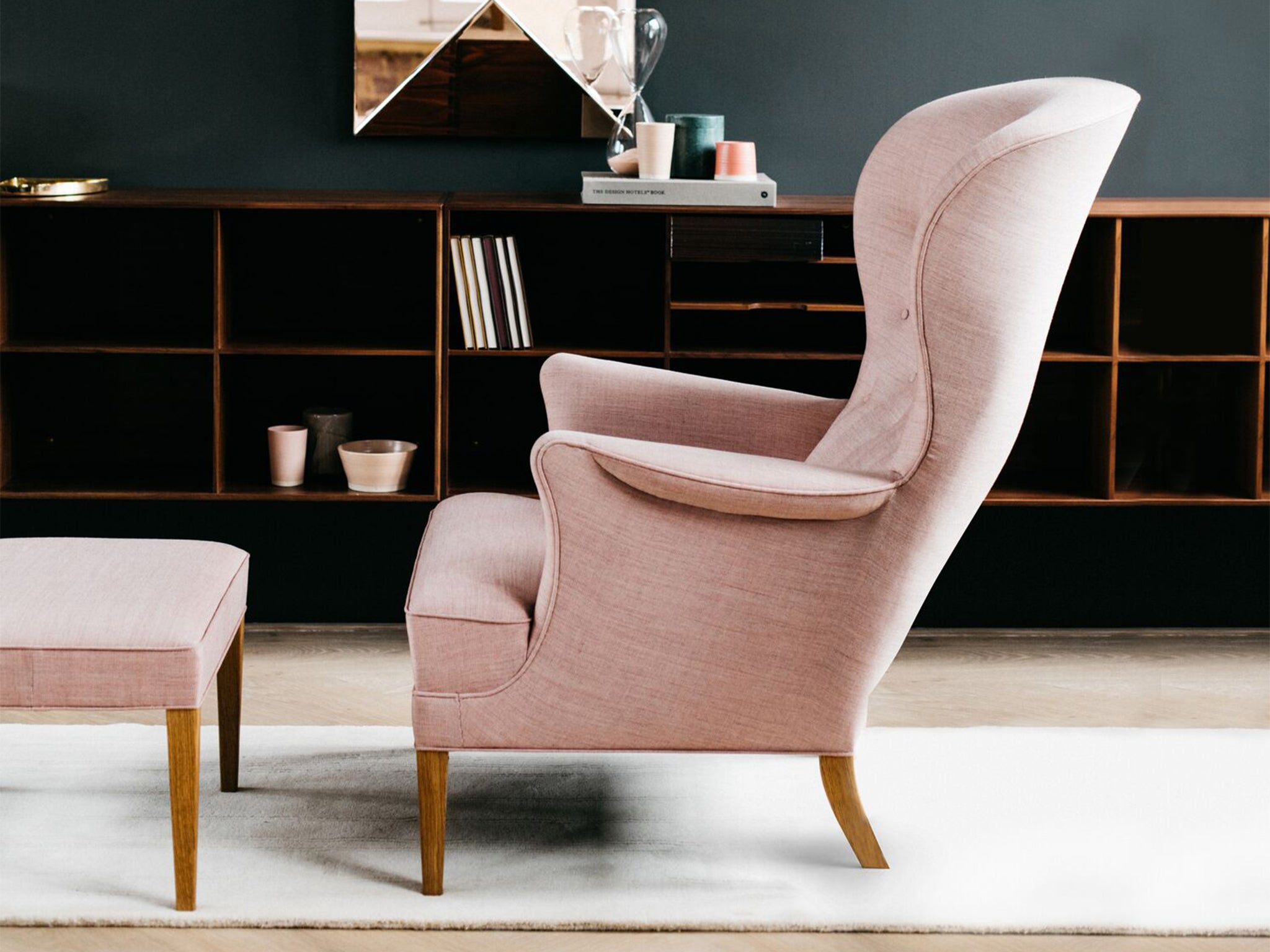 A pop of blush can be the perfect way to give your space a shake up