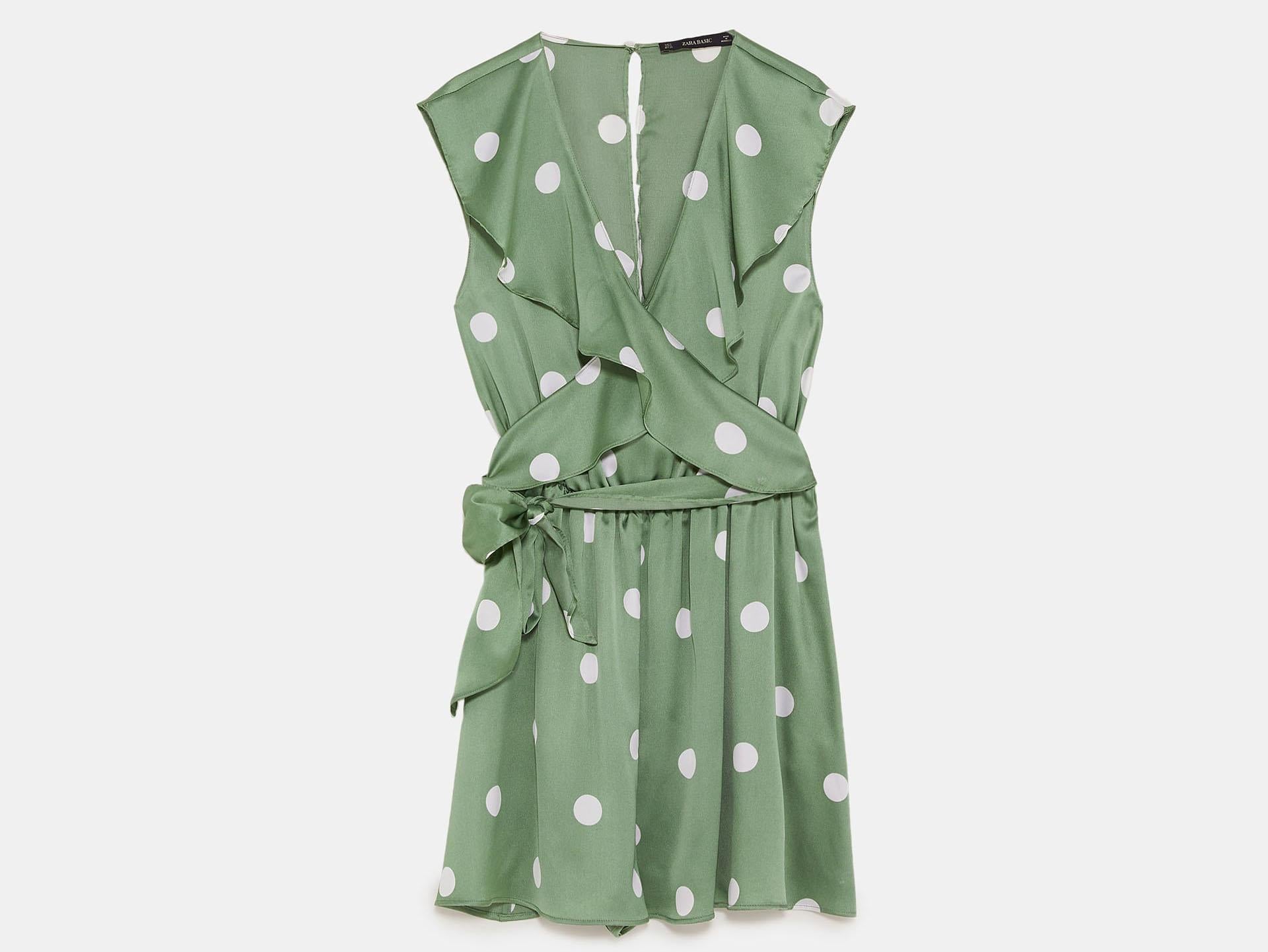 Polka Dot Jumpsuit, £29.99, Zara