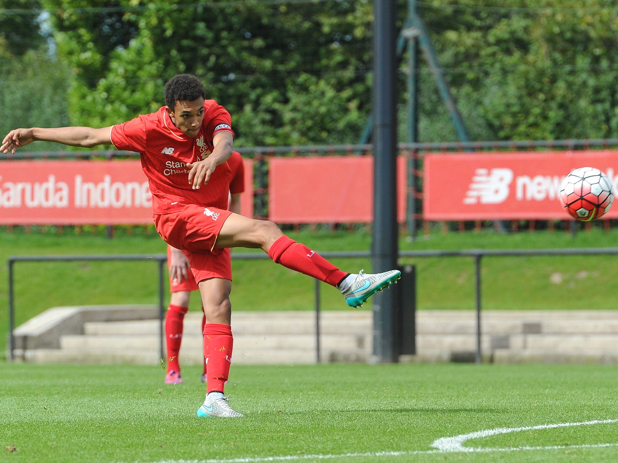 Alexander-Arnold during his days as Liverpool academy player