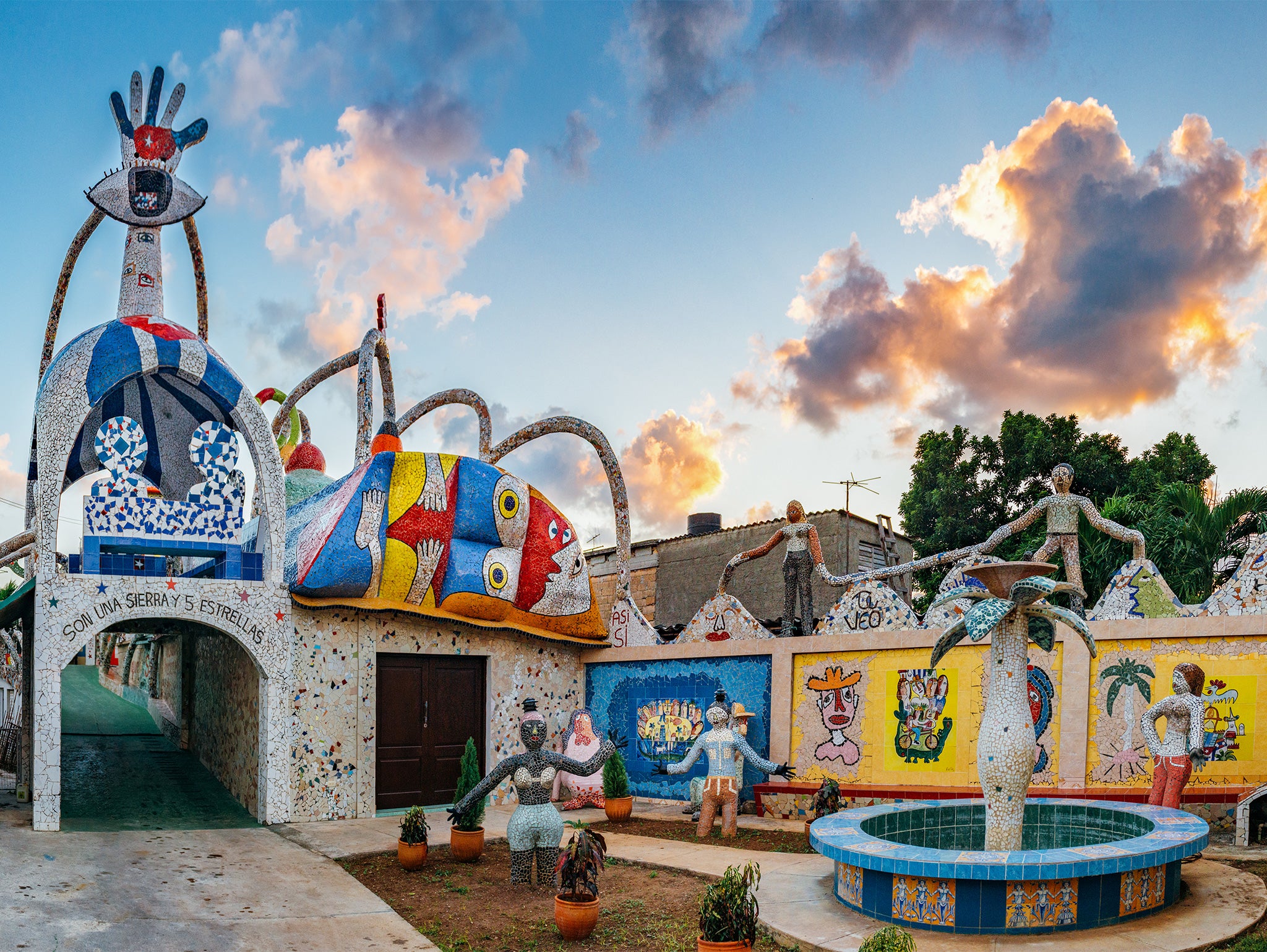 Artist and sculptor José Fuster’s workshop and residence form the epicentre of what has become known as Fusterlandia