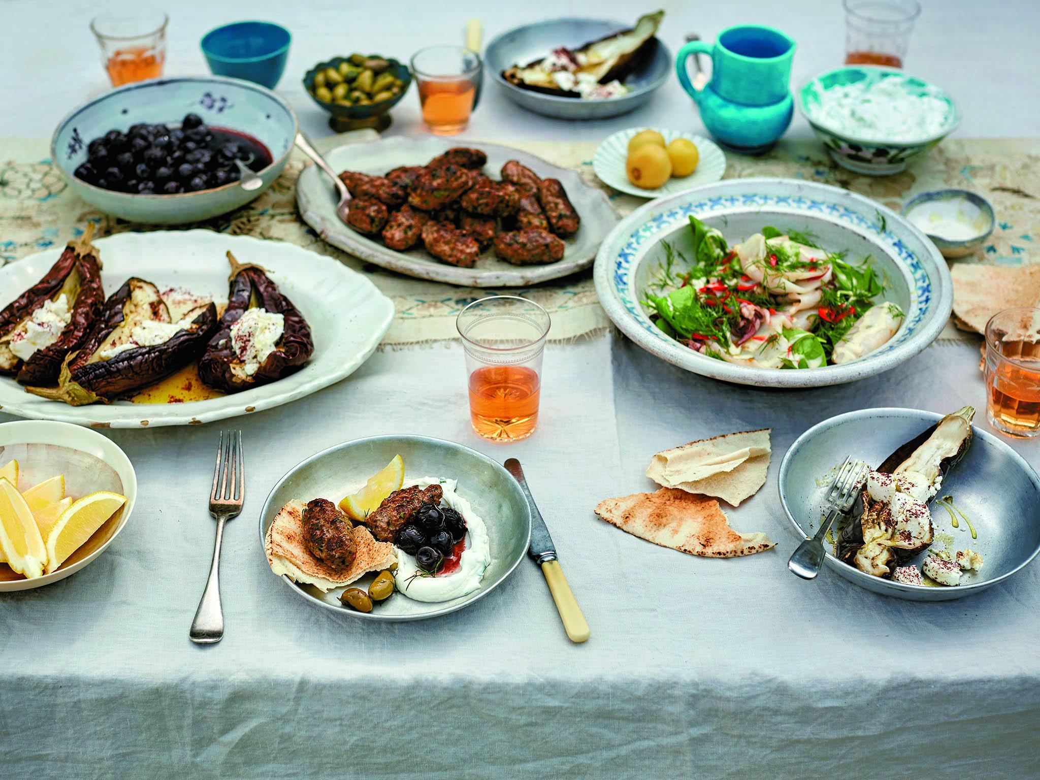 &#13;
Some chapters, such as ‘Take me back to Istanbul’, are long – a rarity in cookbook publishing (Laura Edwards)&#13;