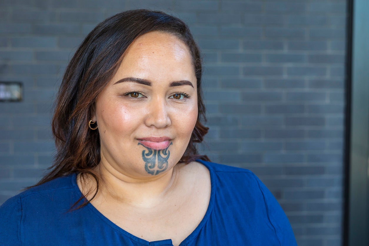 The "moko" has been tattooed on the face by Maori in New Zealand for centuries