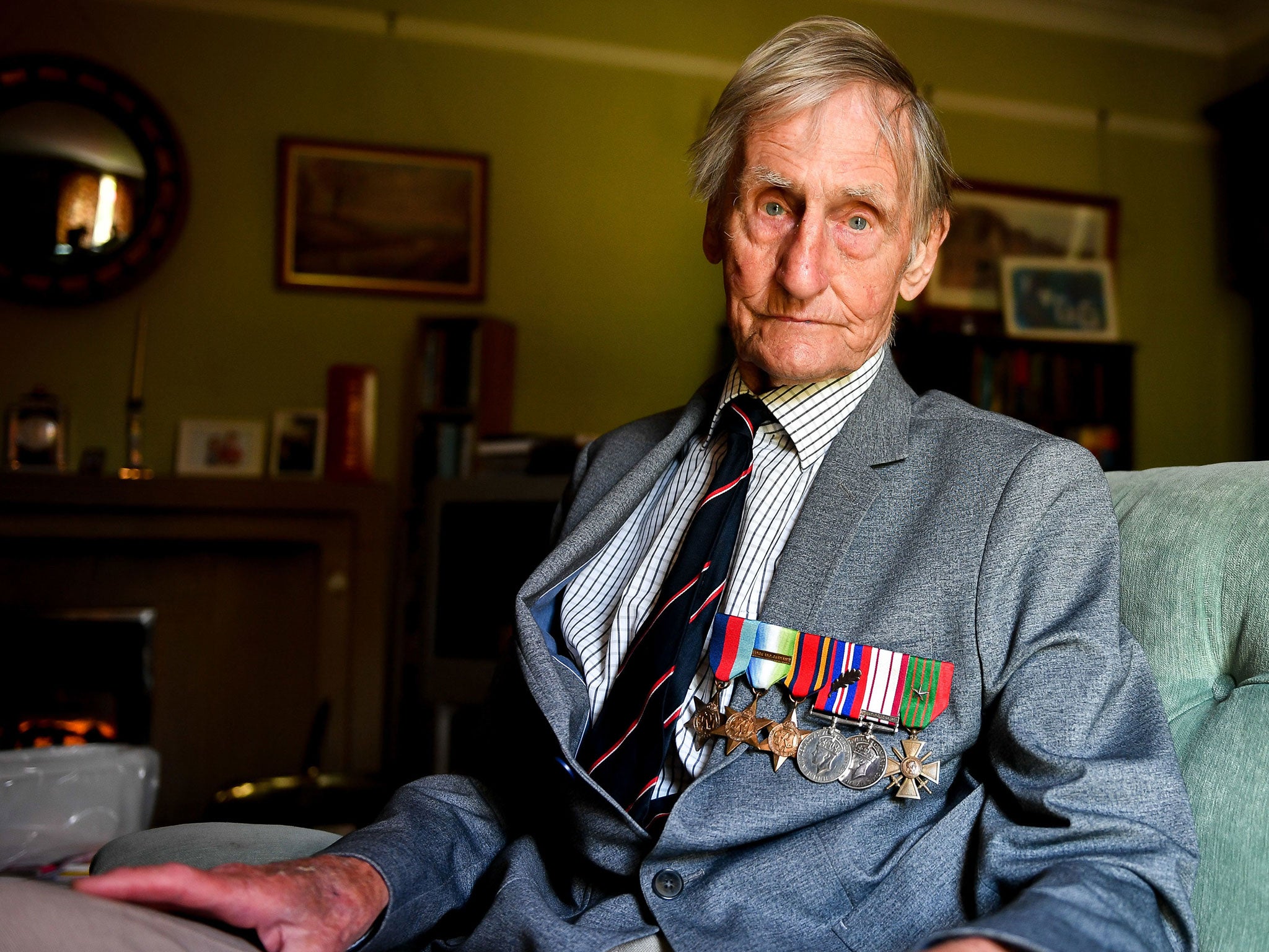 D-Day veteran Jim Booth, 96, who was attacked at his home in Taunton, Somerset