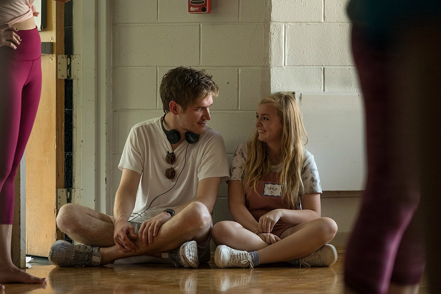 Director Burnham with the film’s lead actor, Elsie Fisher