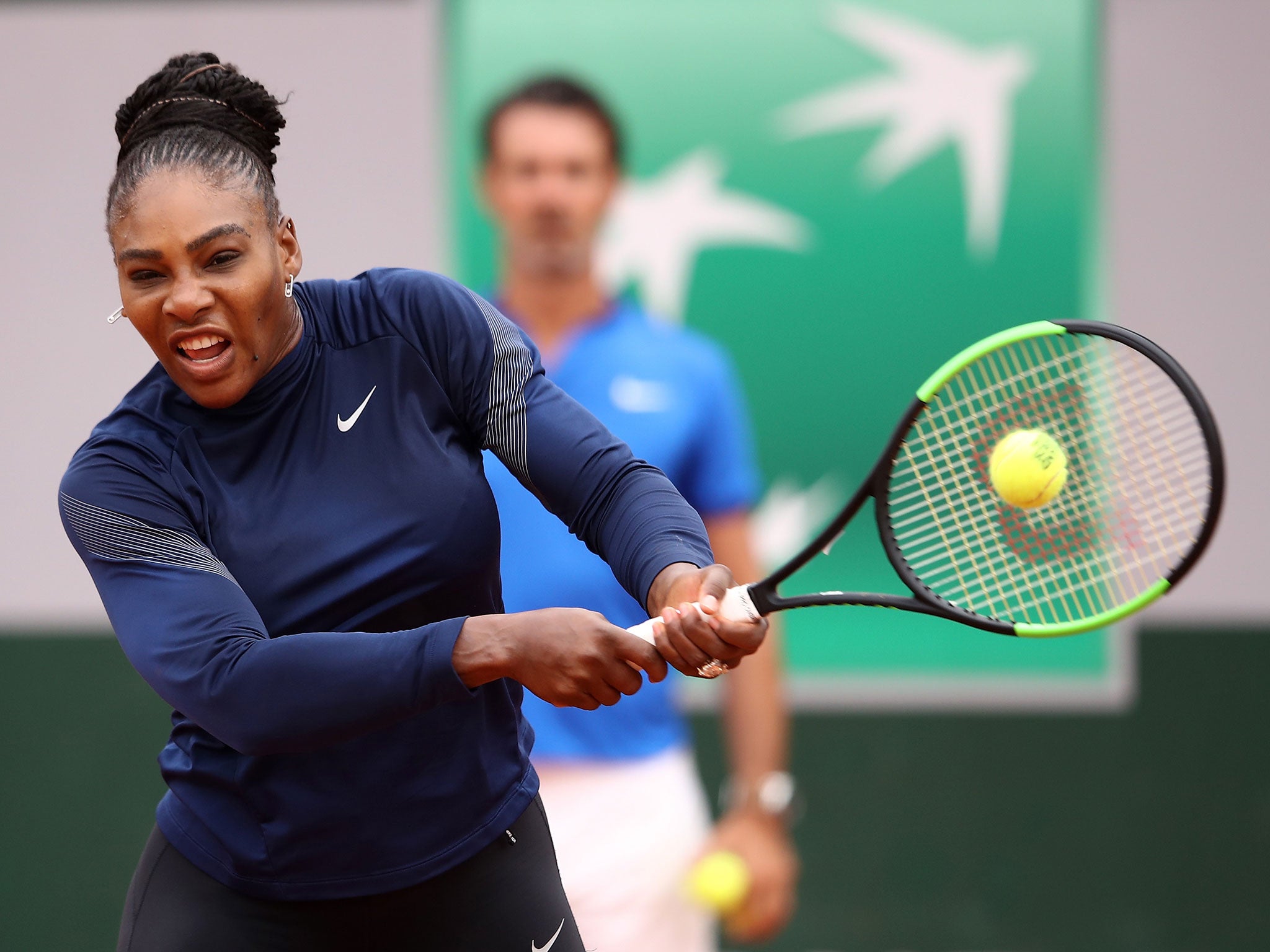 Williams reached the third round of the recent French Open