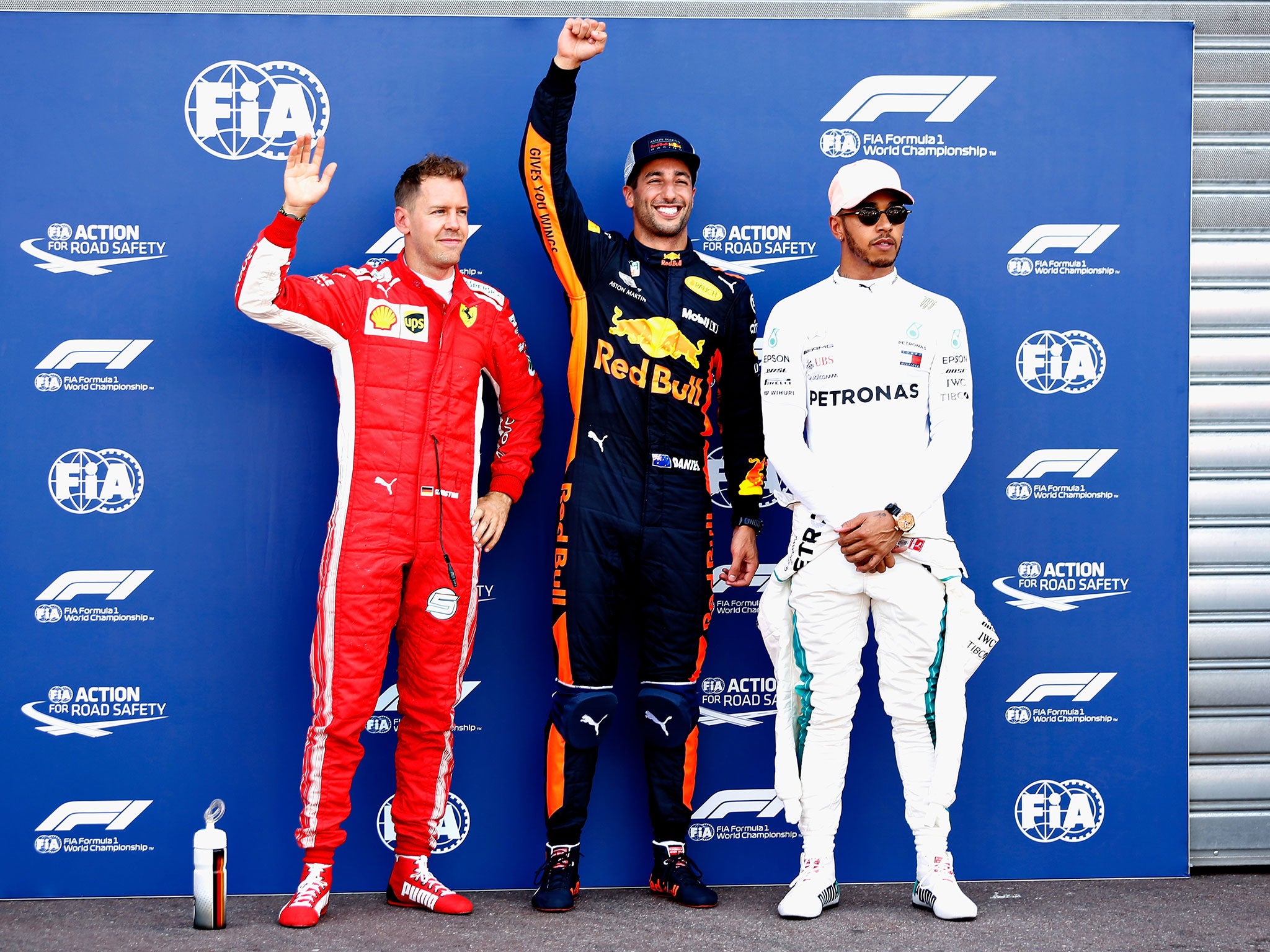 Championship leader Hamilton will line up in third