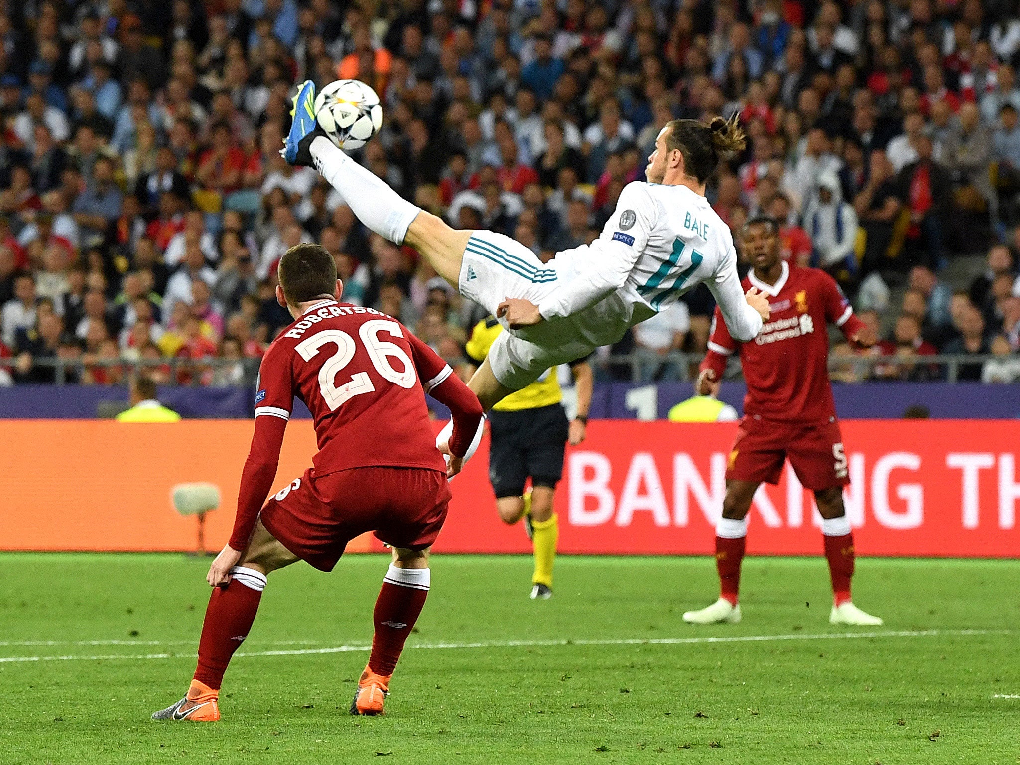 Gareth Bale's Champions League final goal has been snubbed from Uefa's award