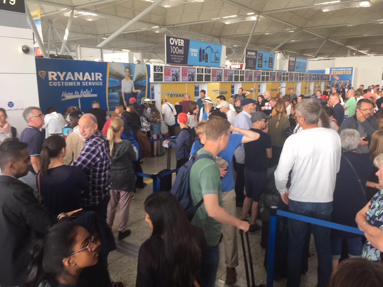 Tens of thousands of passengers have been left stranded at Stansted airport