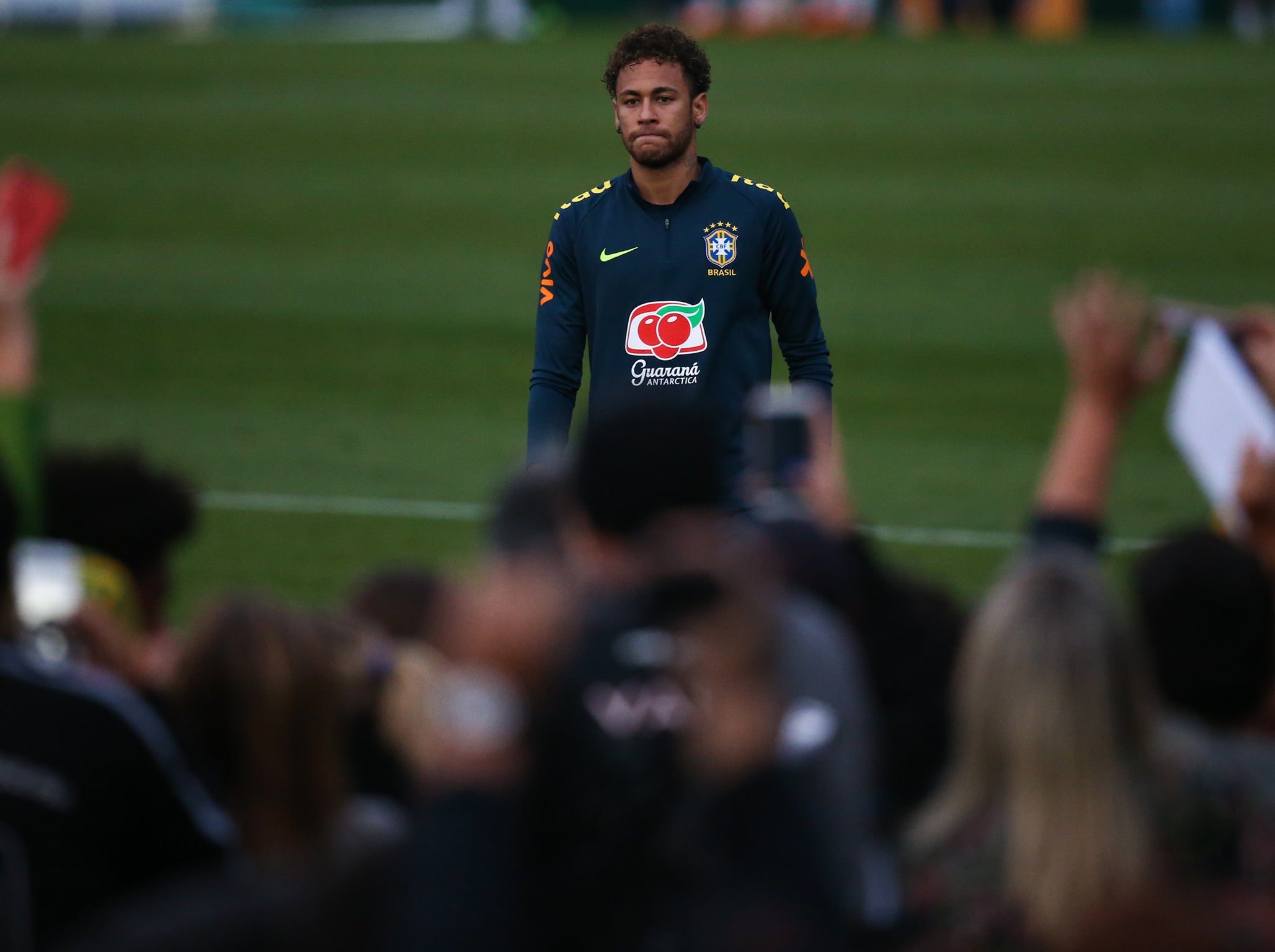 Neymar, who is also featured in the campaign (Getty )