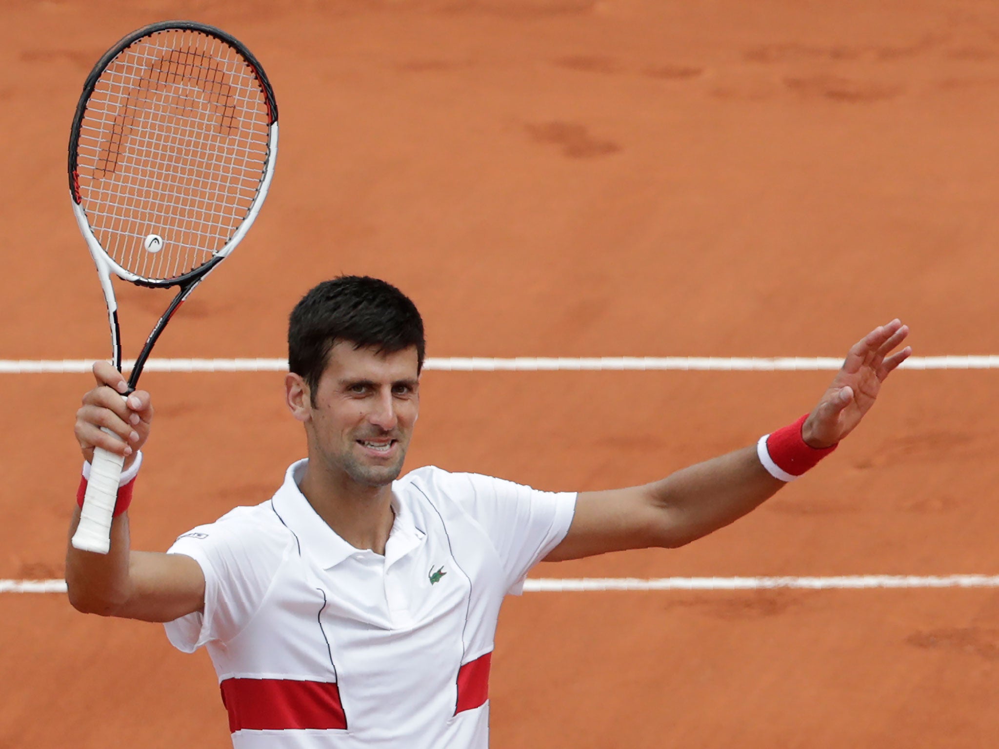 Djokovic booked his place in the second round with victory against Dutra Silva