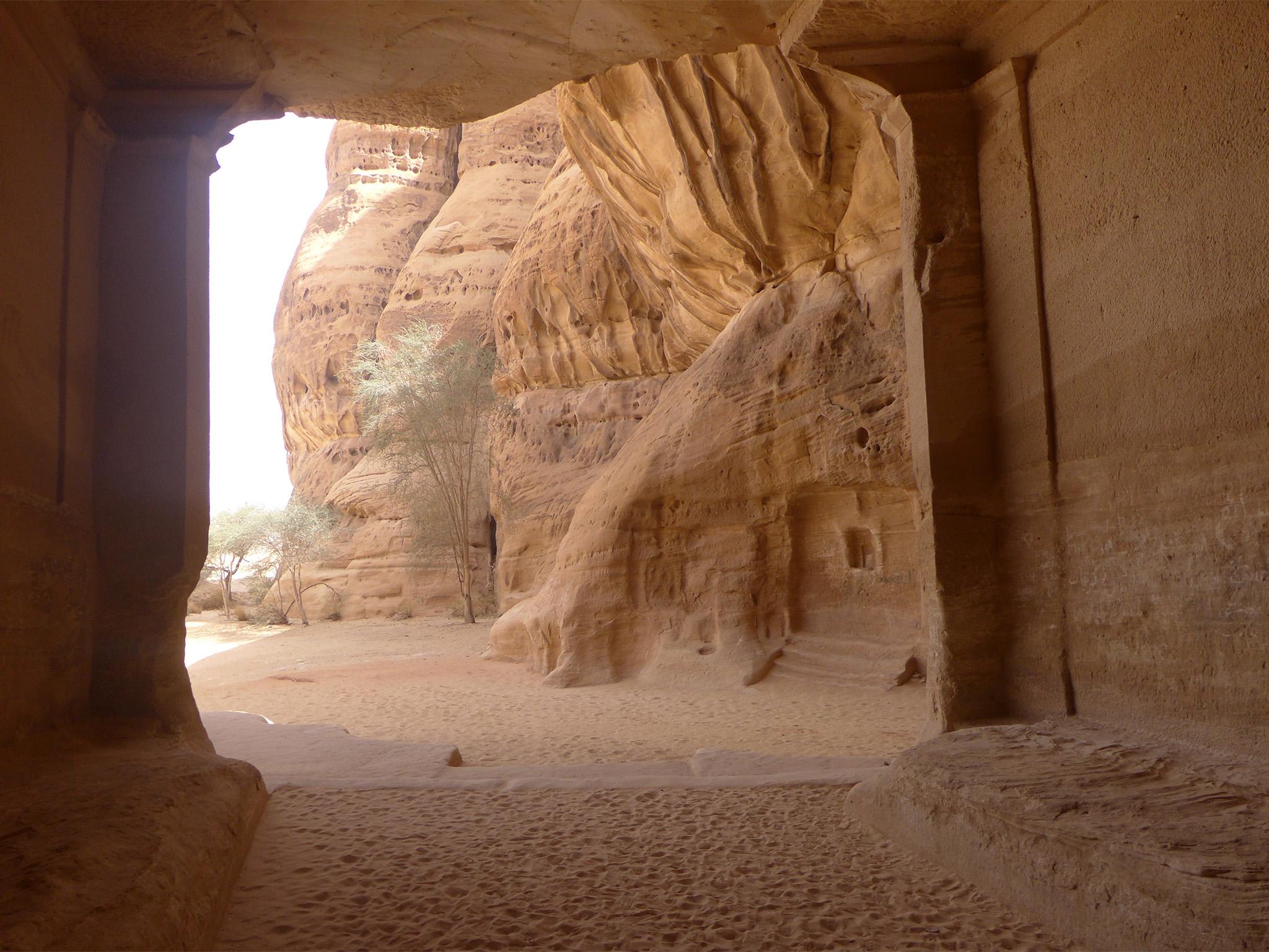 The temples of Mada'in Saleh near Al-Ula have survived for 2,000 years