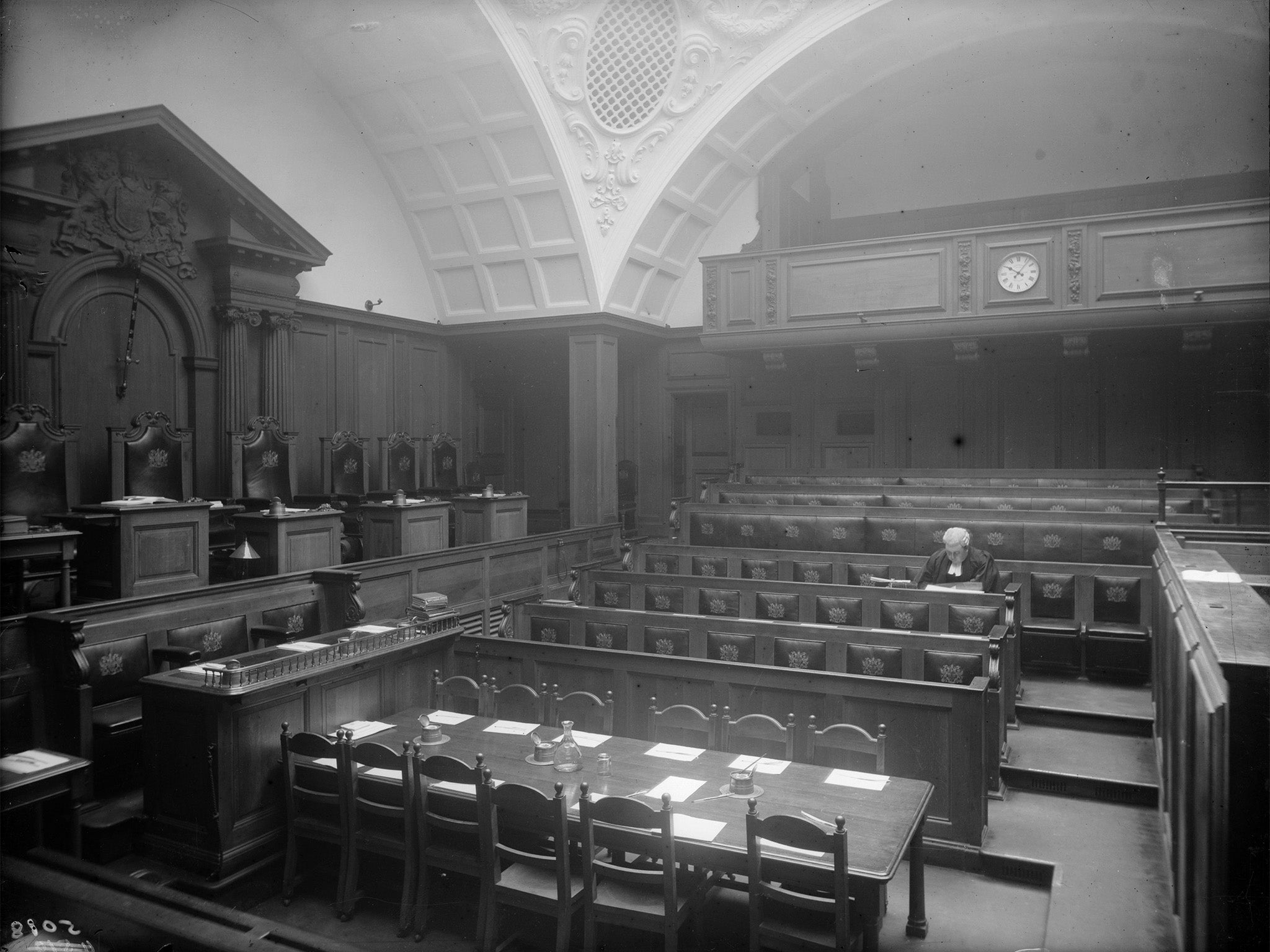 Interior of the Old Bailey, where the trial played out (Getty)