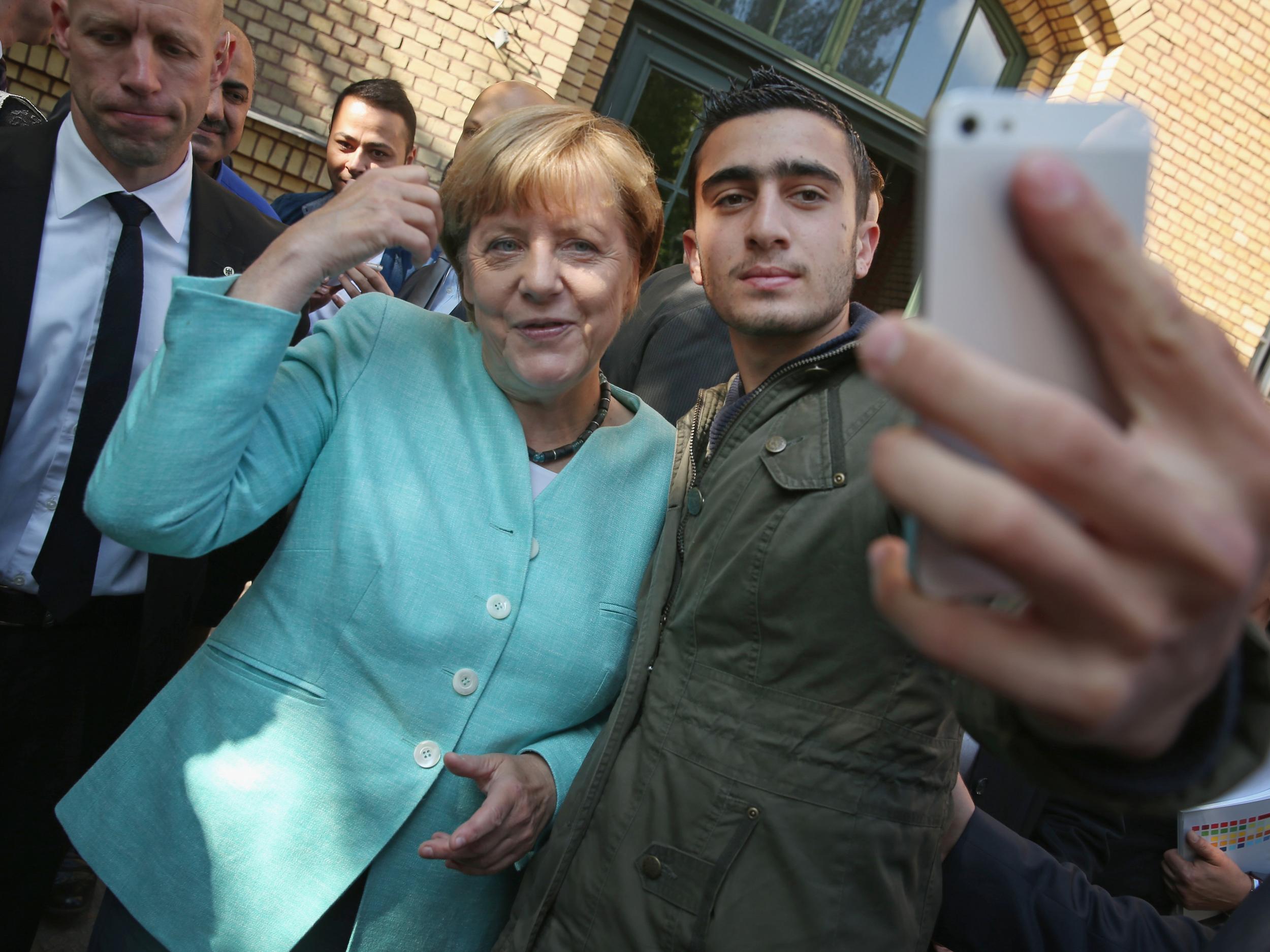 Anas Modamani, a Syrian refugee, took a selfie with Chancellor Angela Merkel in Berlin in September 2015