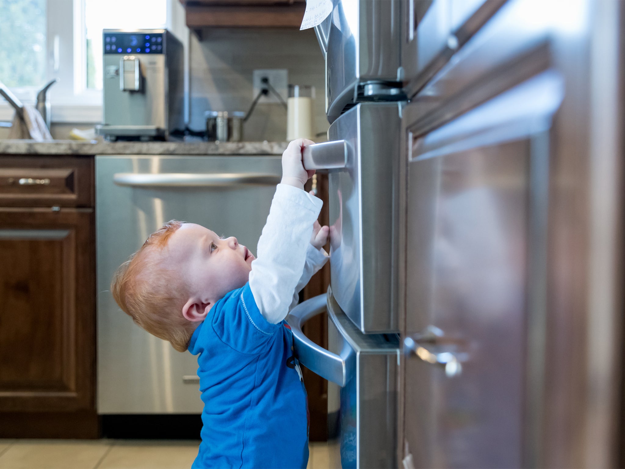 Sticky fingers: toddlers can run amok with stainless steel (Getty/iStock)