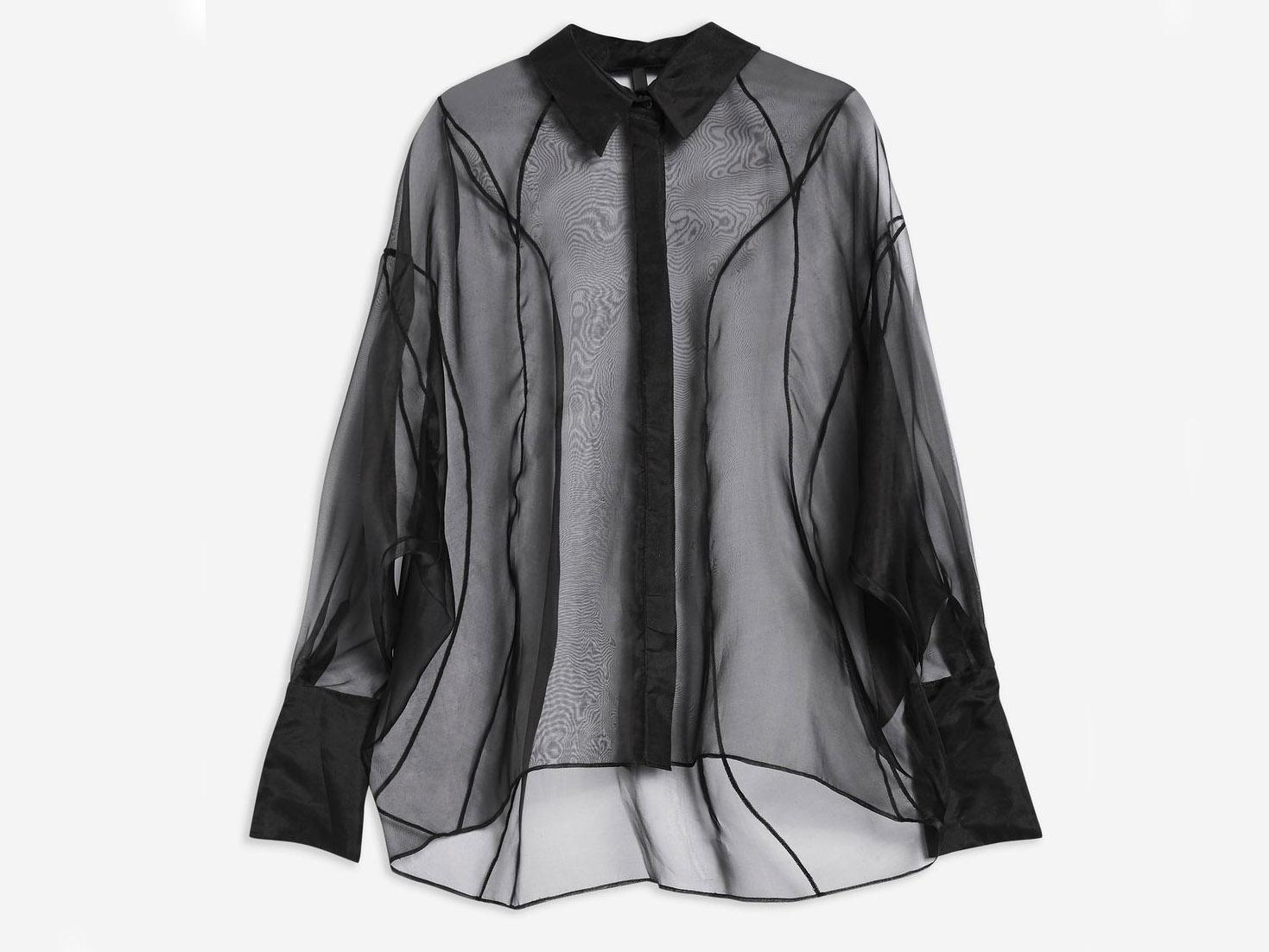 Organza Spiral Shirt by Boutique, £75, Topshop