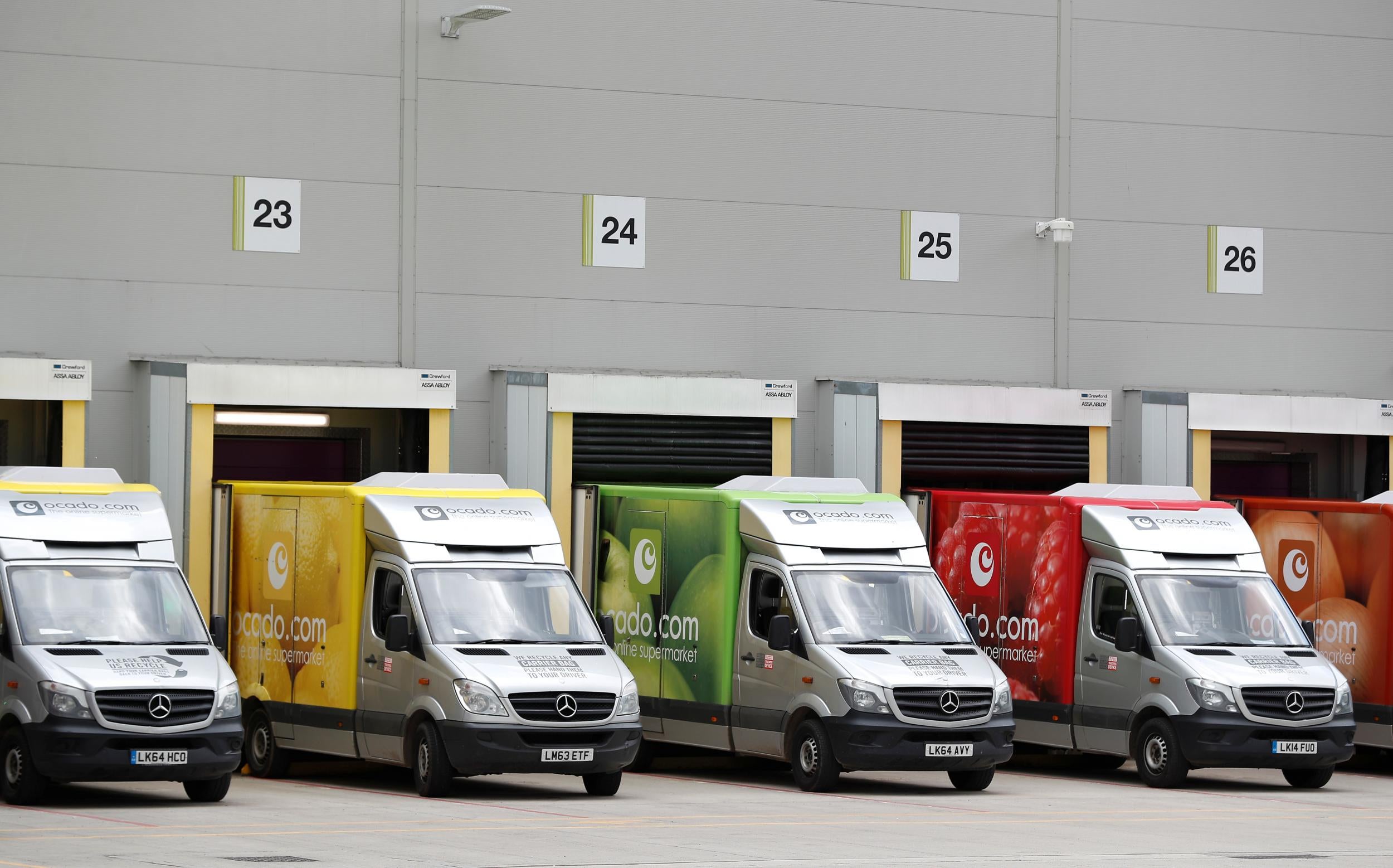 Investors scrambled to get onboard Ocado’s lorries after its latest results