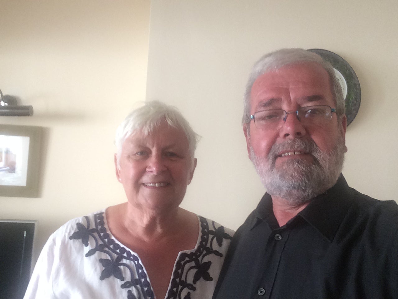 Going west: Pauline and Keith Elliott