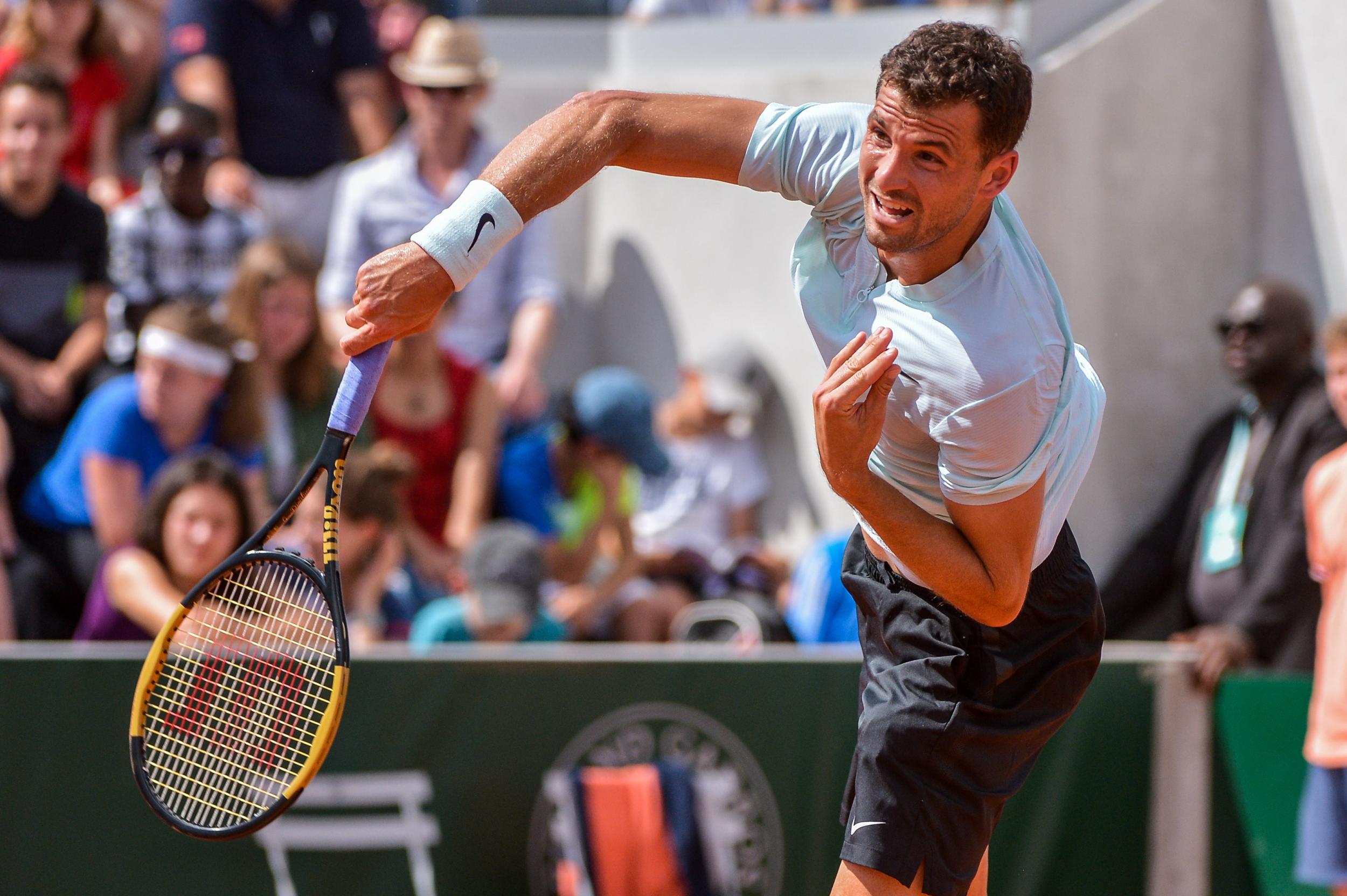 Grigor Dimitrov fell to defeat against Fernando Verdasco