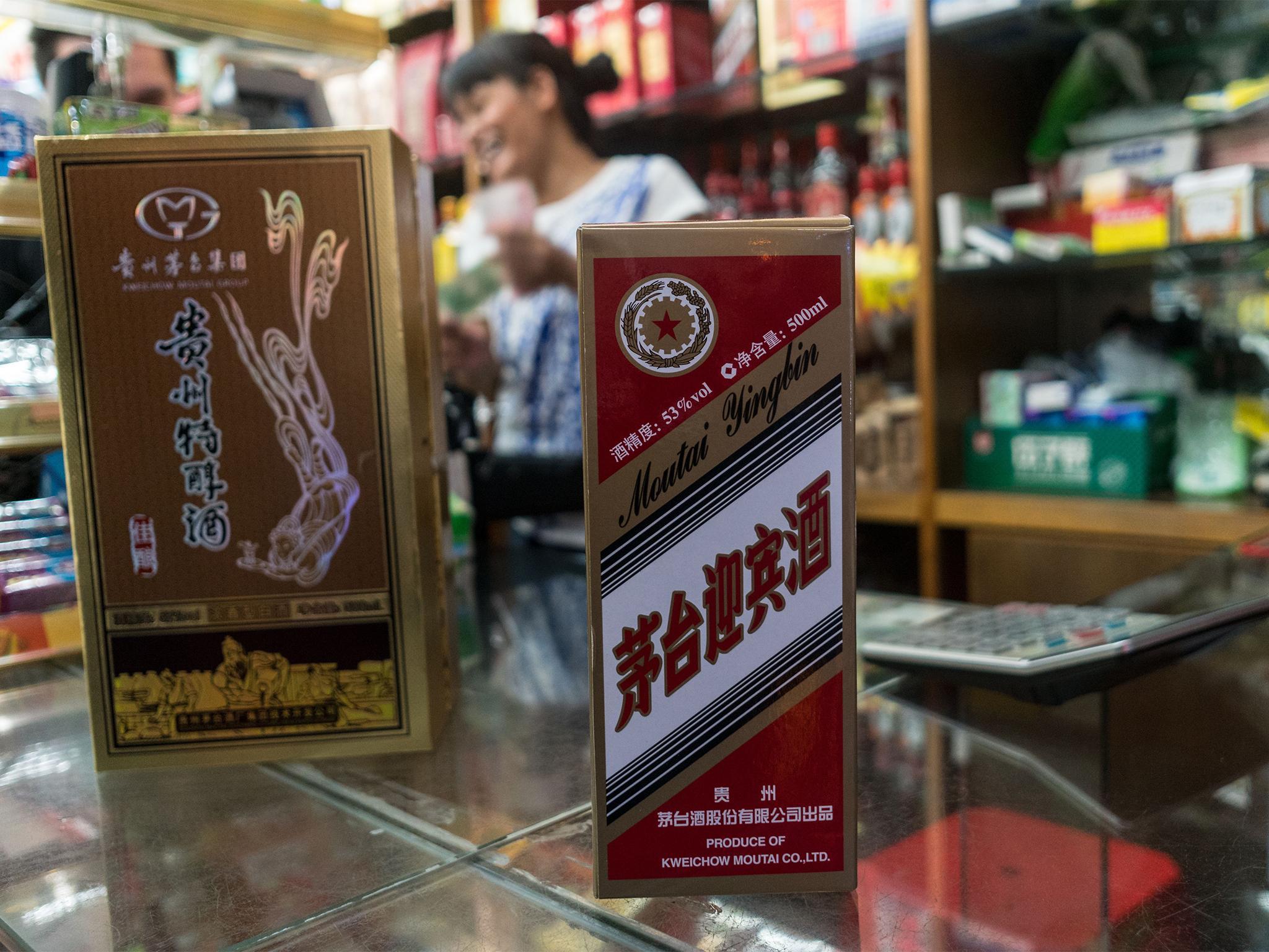 Gangs running workshops made fake bottles of several famous brands of baijiu