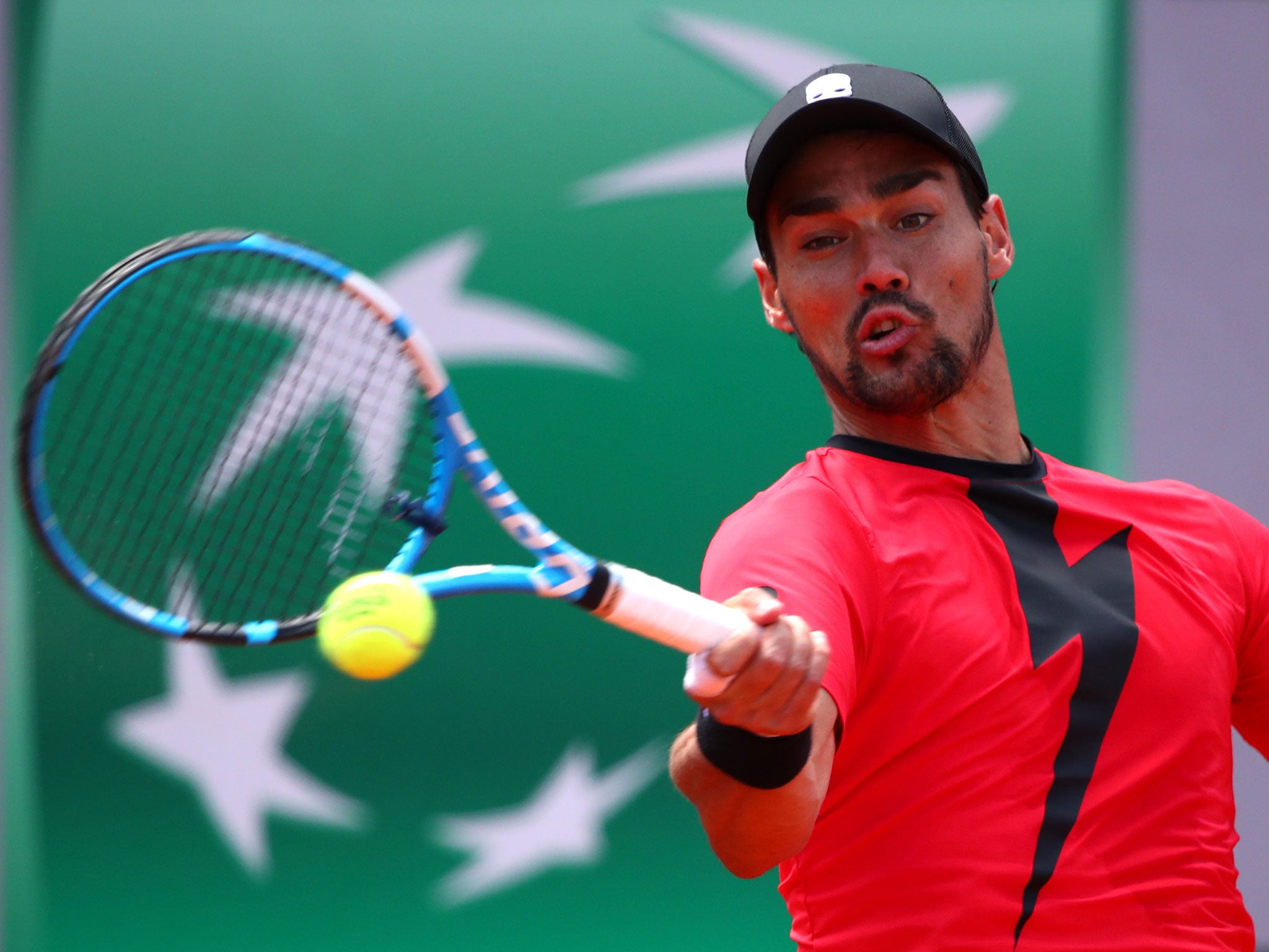 Fognini held his nerve to take the match in the fifth