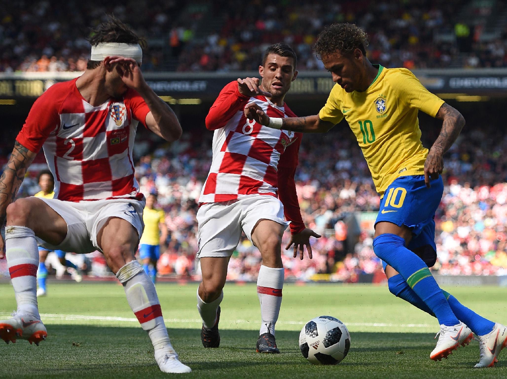 Neymar en route to his impressive finish