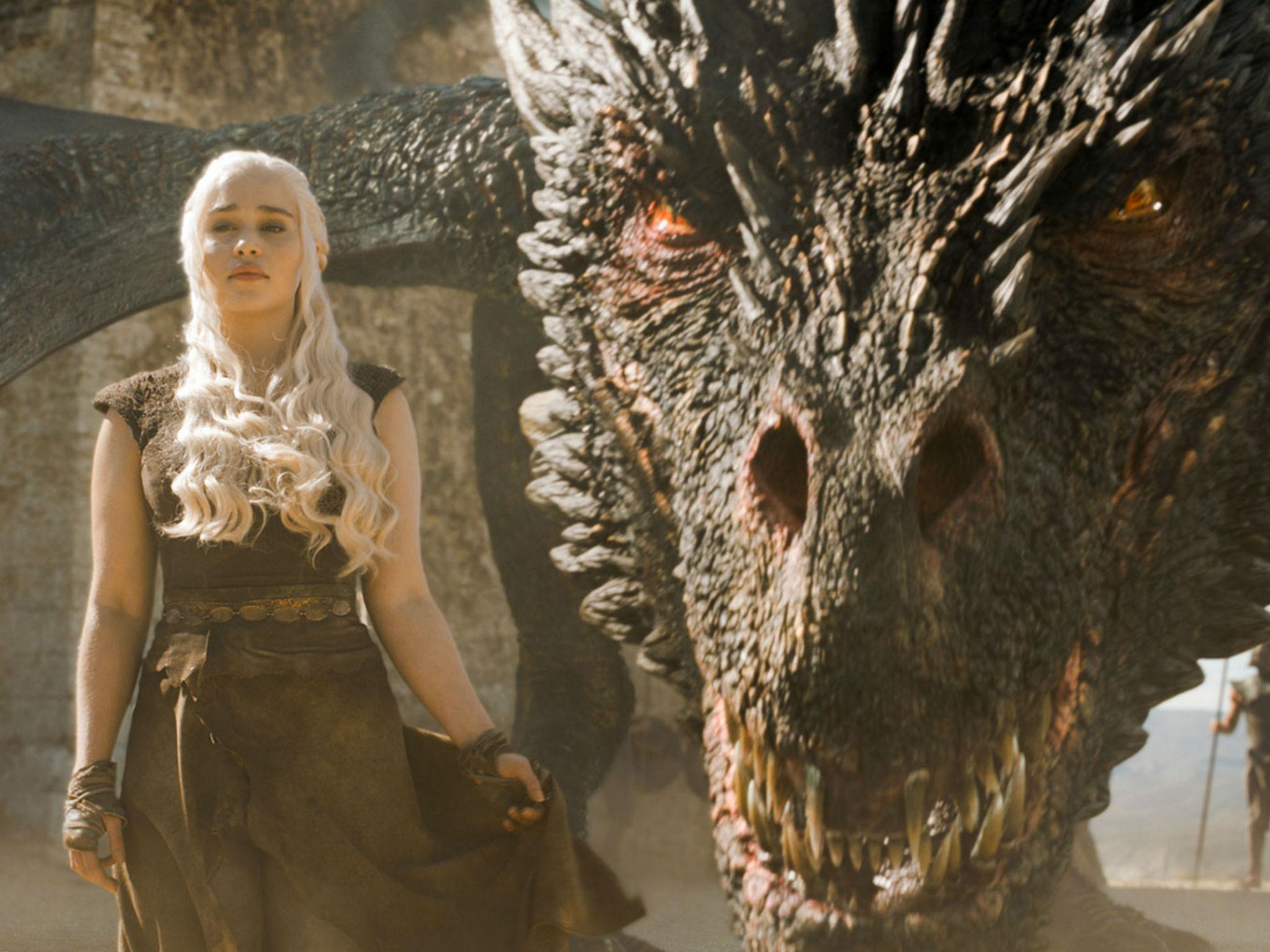 Emilia Clarke as Daenerys Targaryen in ‘Game of Thrones’