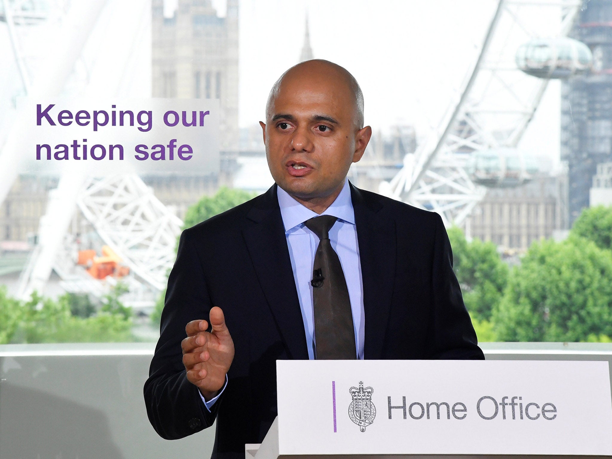 Home Secretary, Sajid Javid