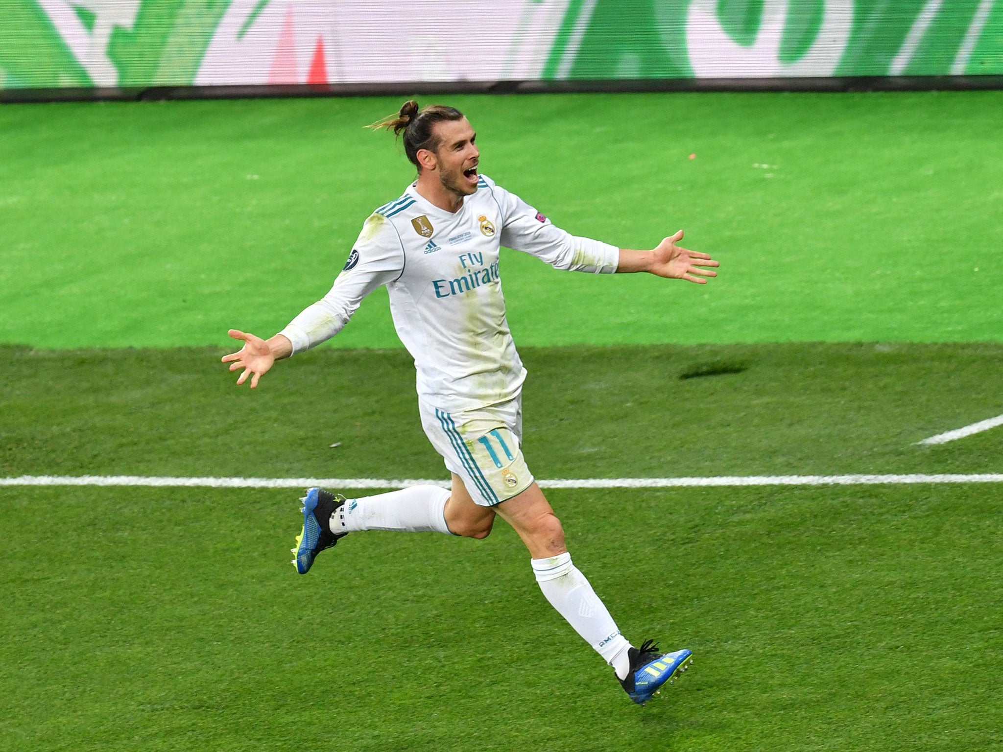 Bale scored in Real Madrid's victory over Liverpool in Kiev that secured the Champions League