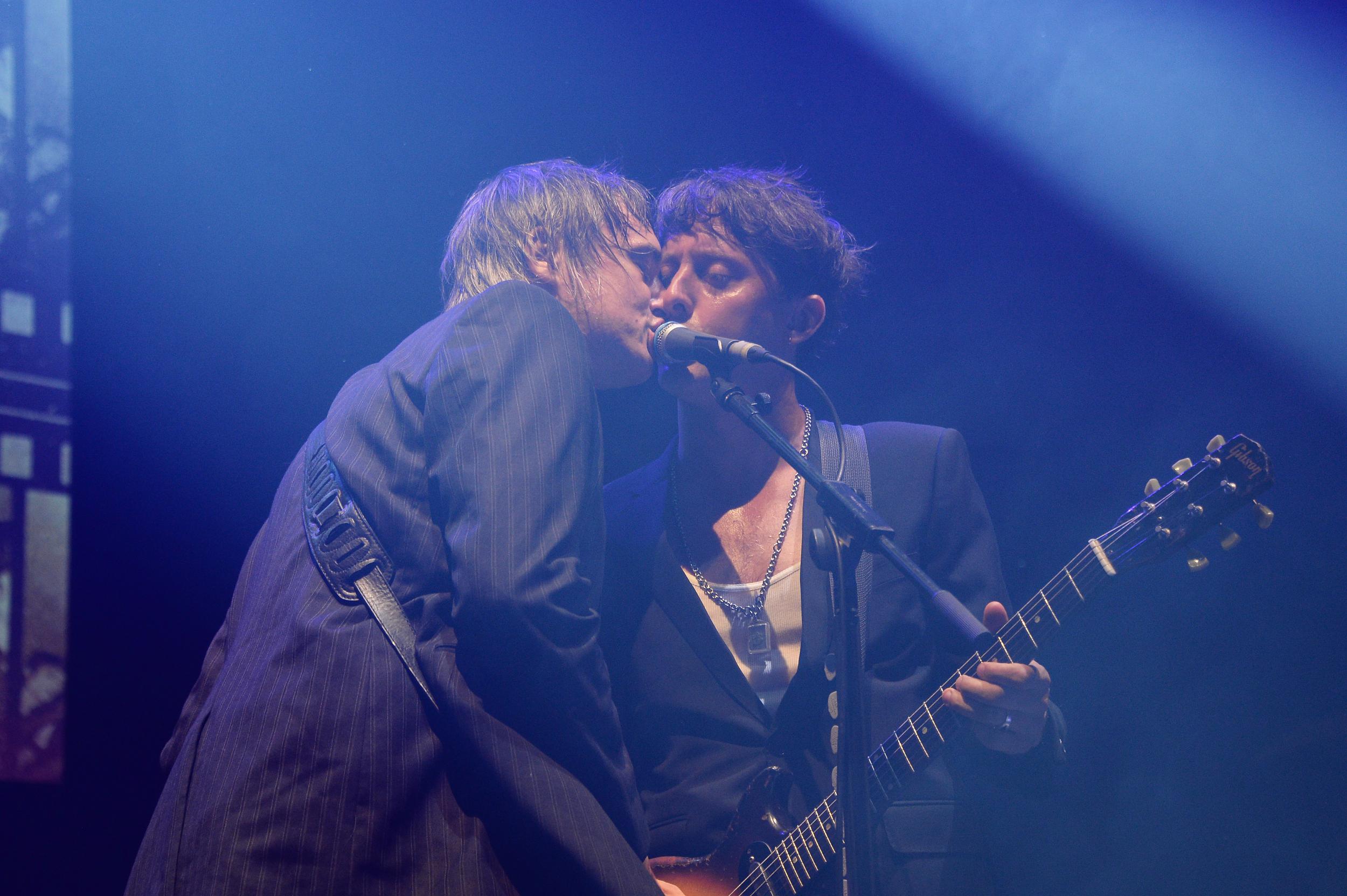 Pete Doherty and Carl Barat of The Libertines