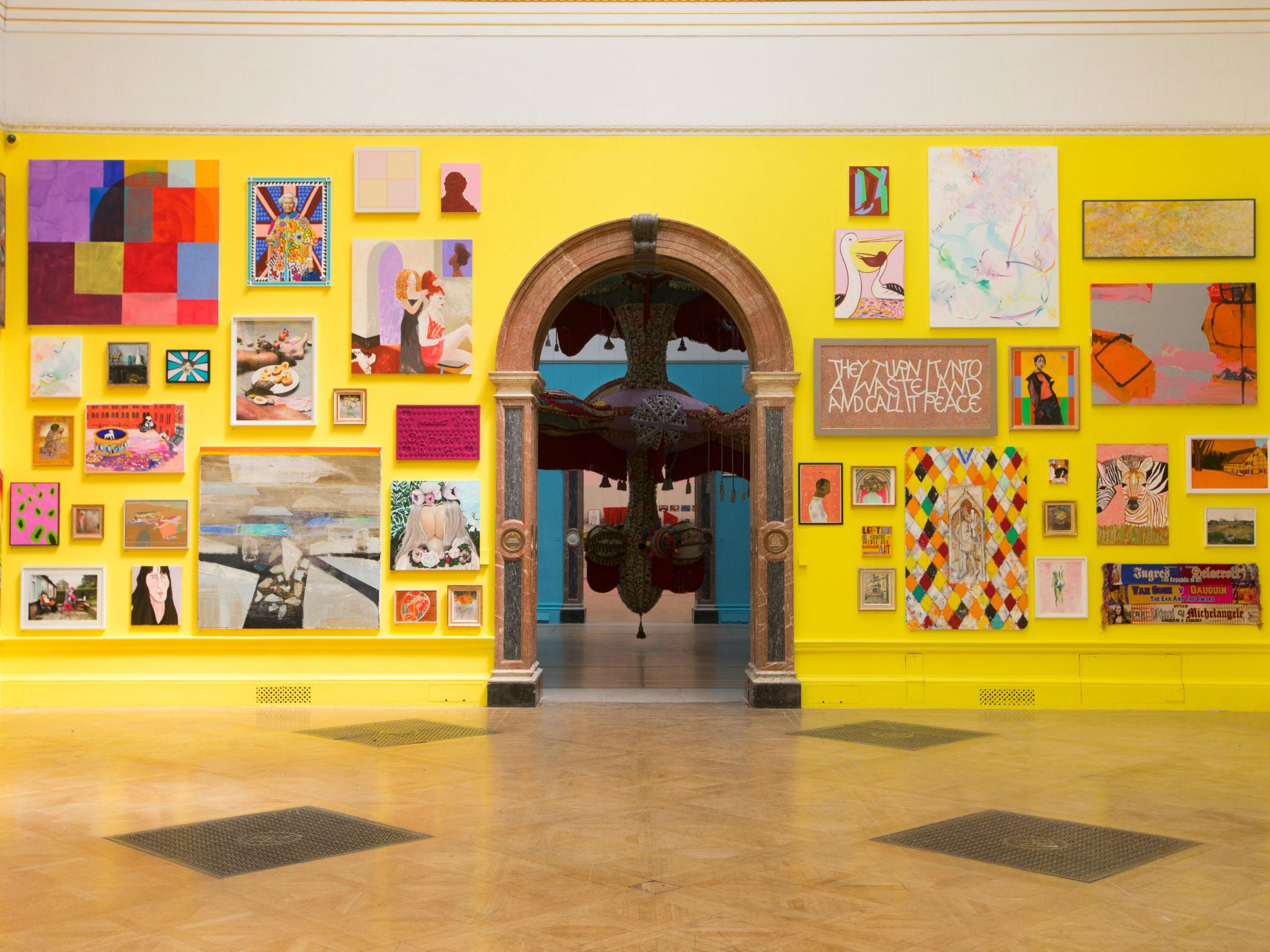 Gallery view of the 250th Summer Exhibition, Royal Academy of Arts