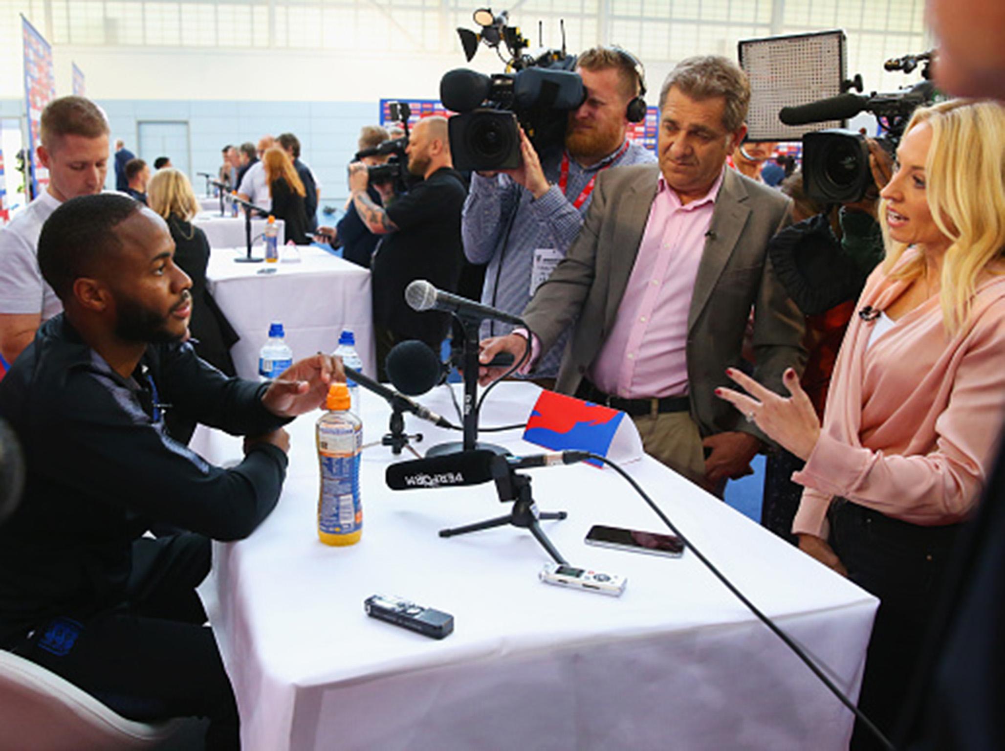 Raheem Sterling spoke with candour to the media